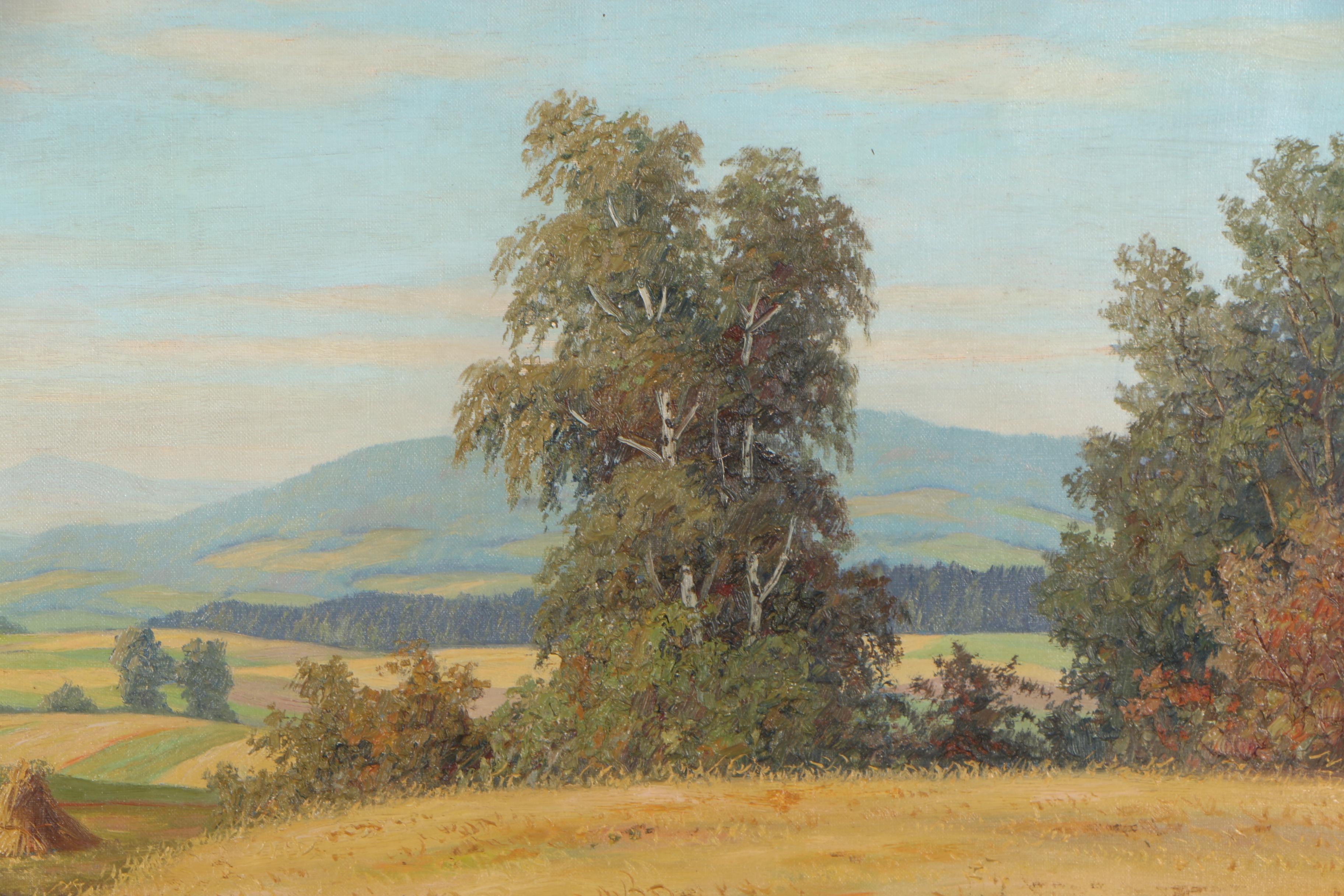 M. Henschke Oil Painting