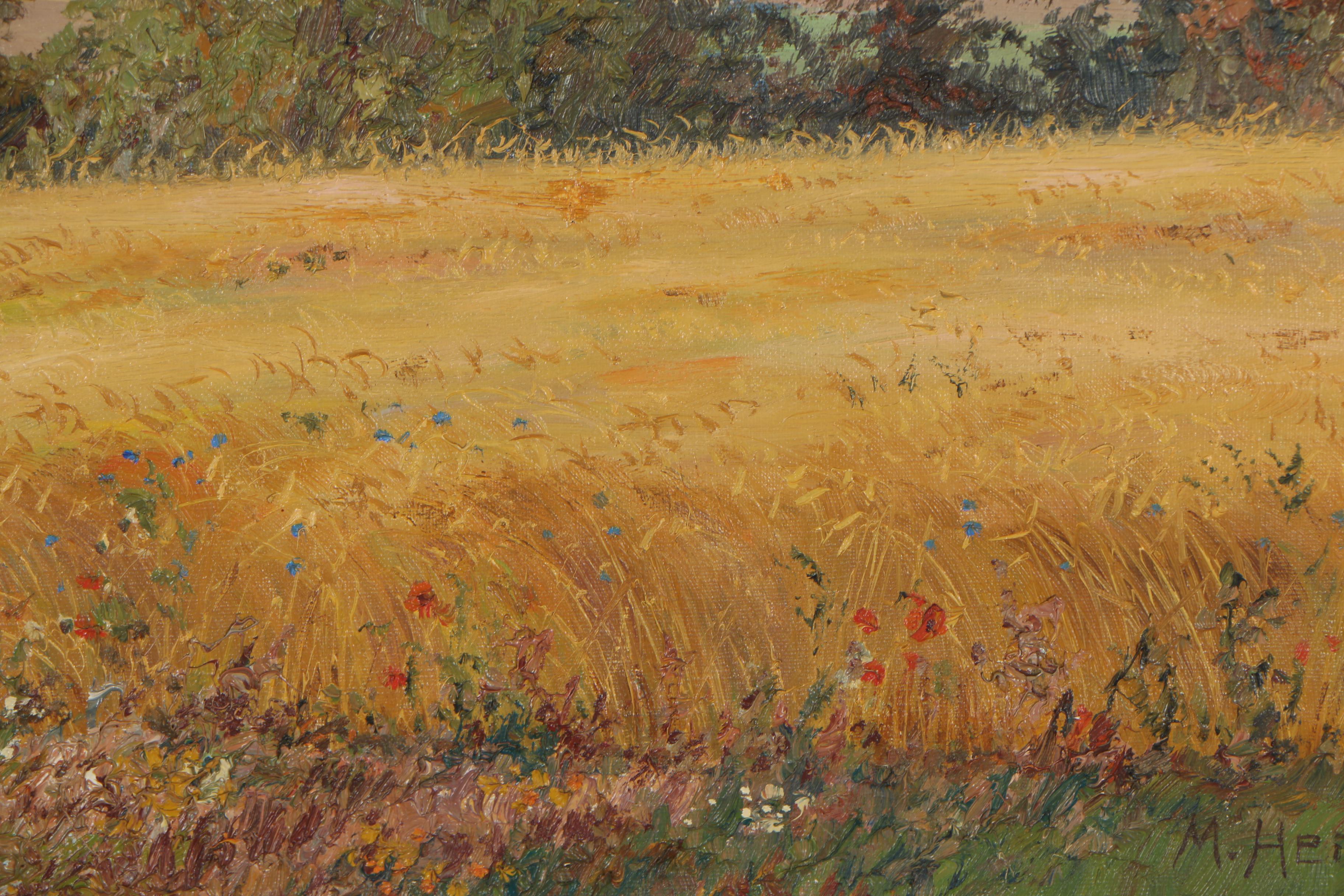 M. Henschke Oil Painting