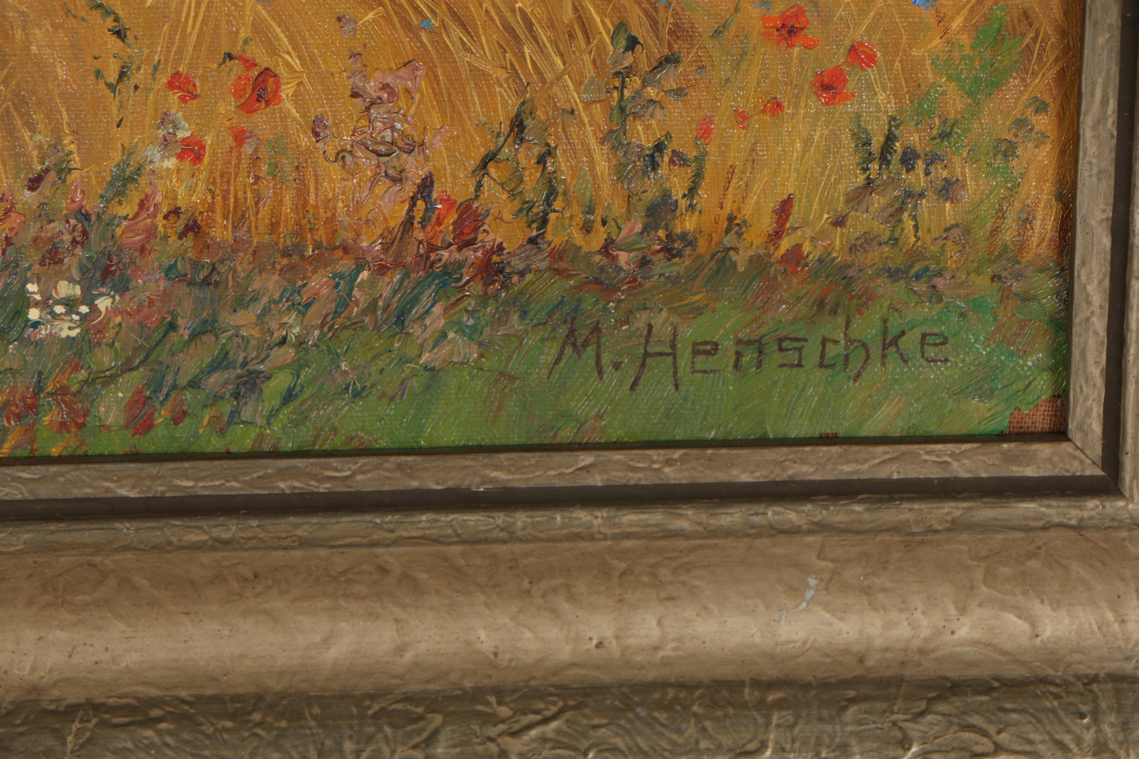 M. Henschke Oil Painting