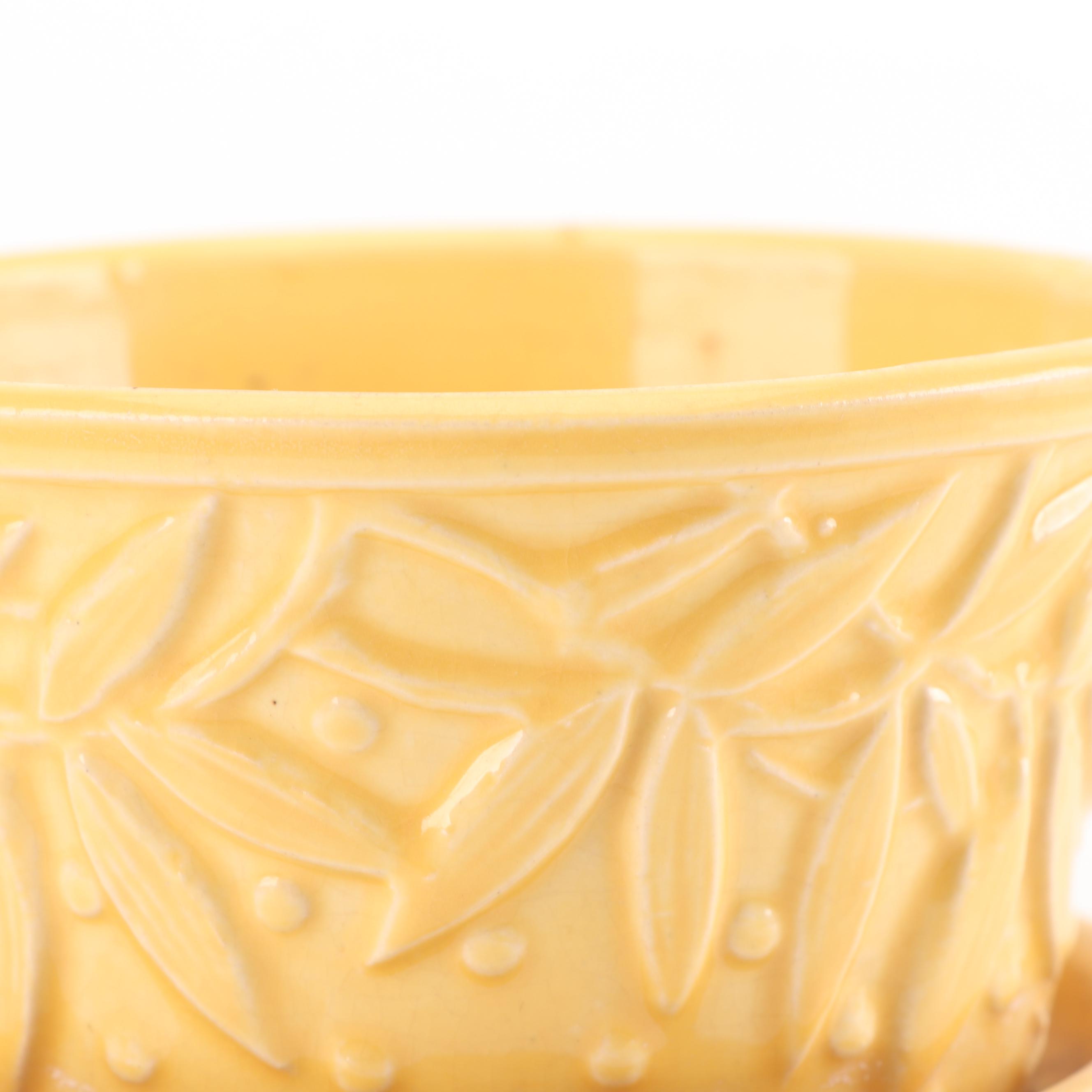 McCoy and Morton Pastel Ceramic Planters, Mid-20th Century