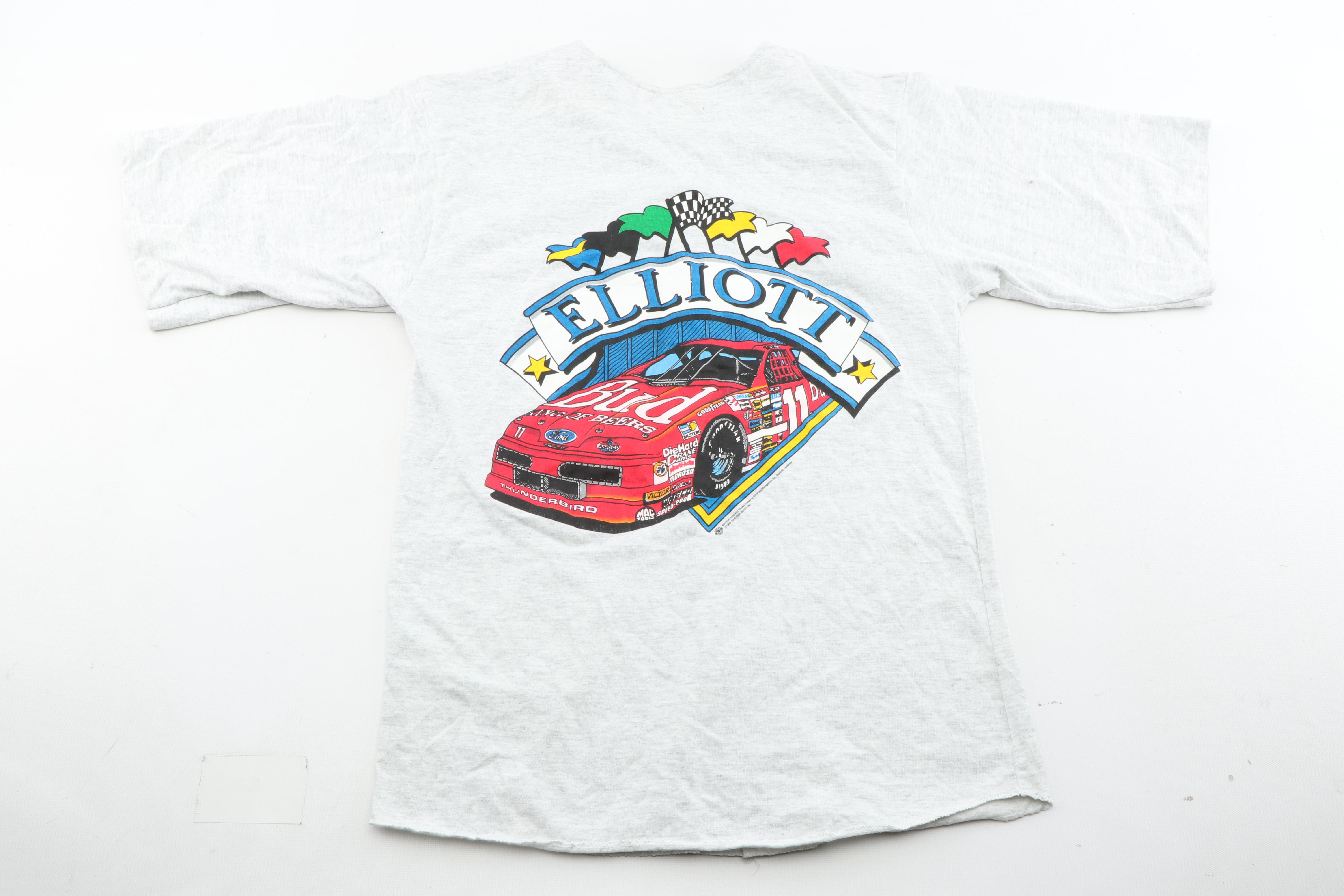 Bill Elliott Budweiser Auto Racing Sports Apparel