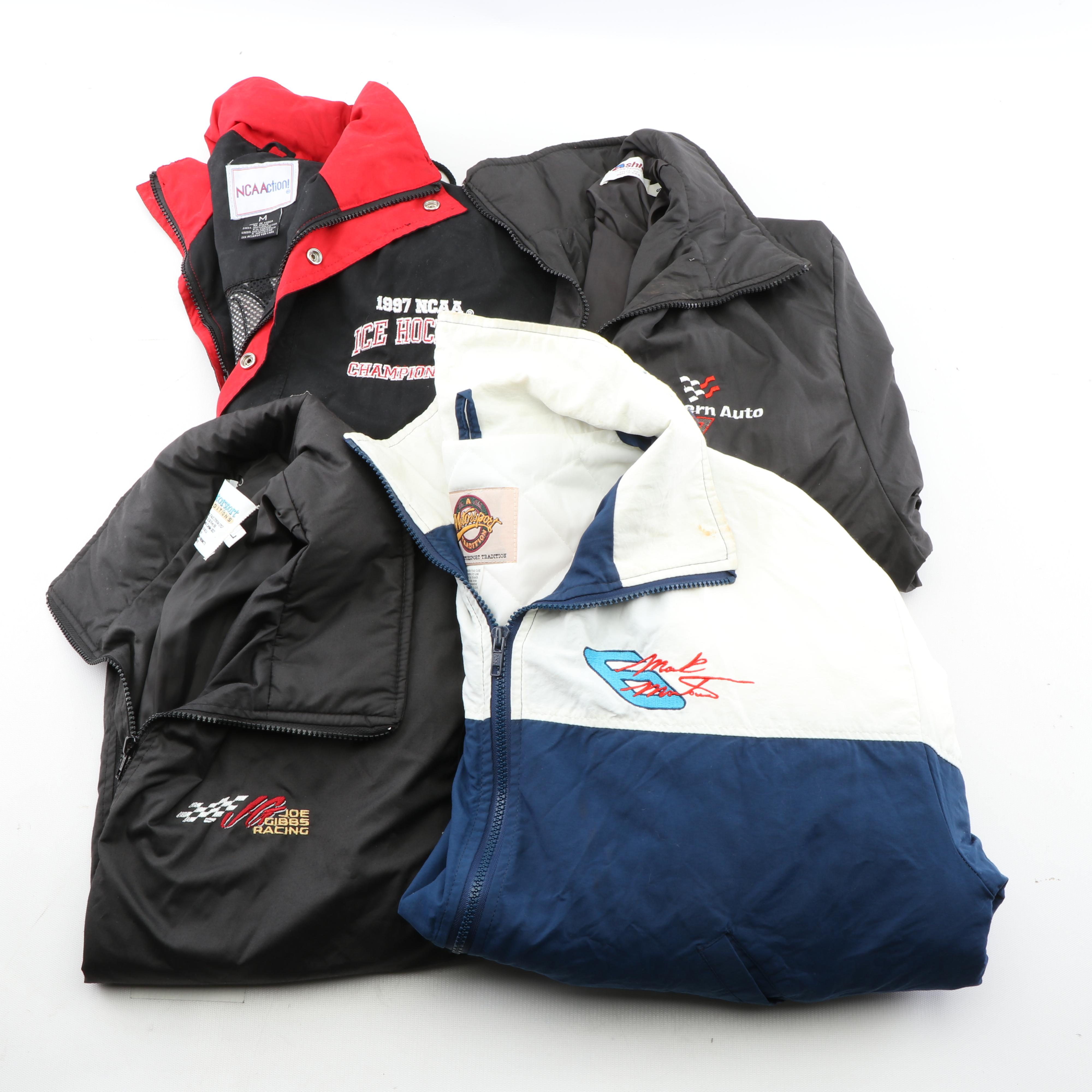 Hockey and Auto Racing Sports Jackets including Mark Martin