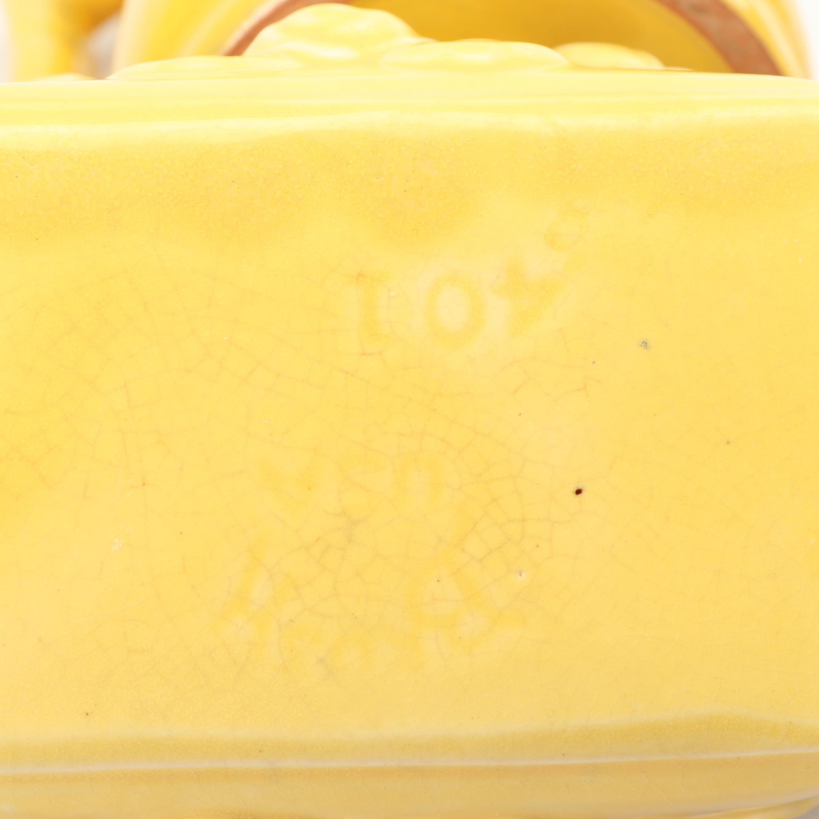 Frankoma, Shawnee, Camark and Other Yellow Ceramic Pottery