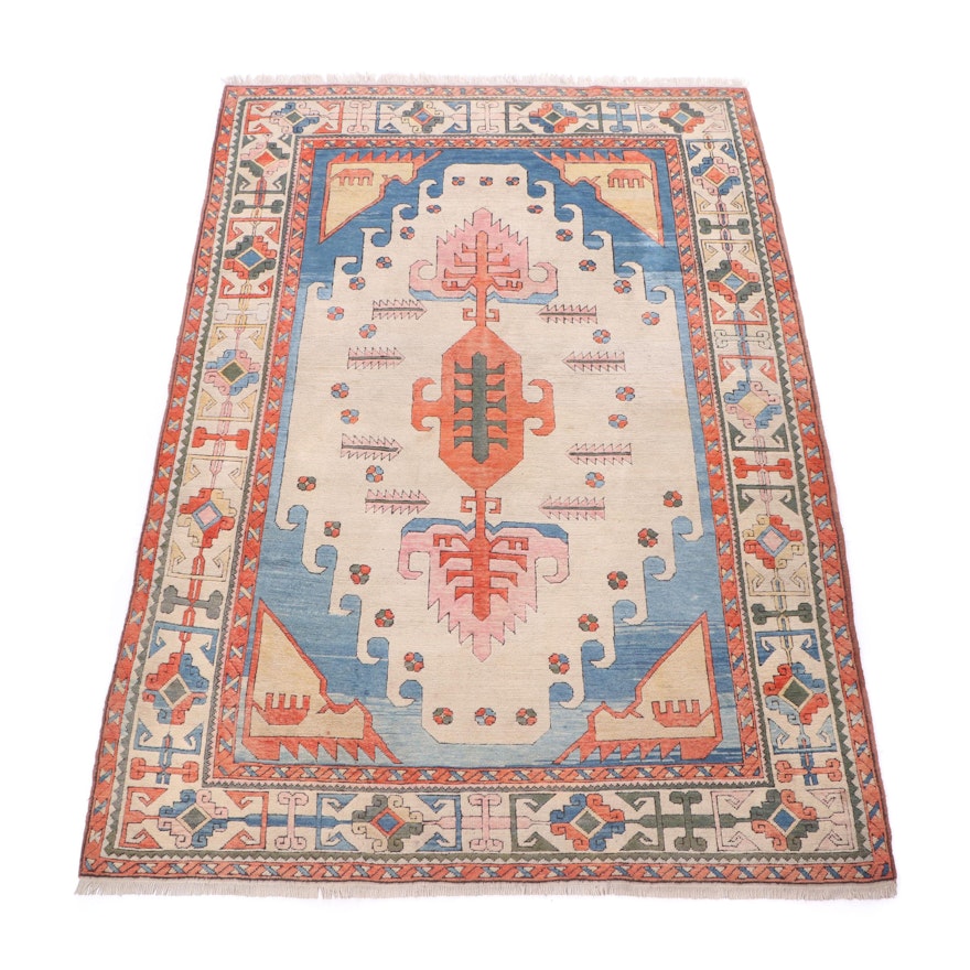 Hand-Knotted Anatolian Wool Rug