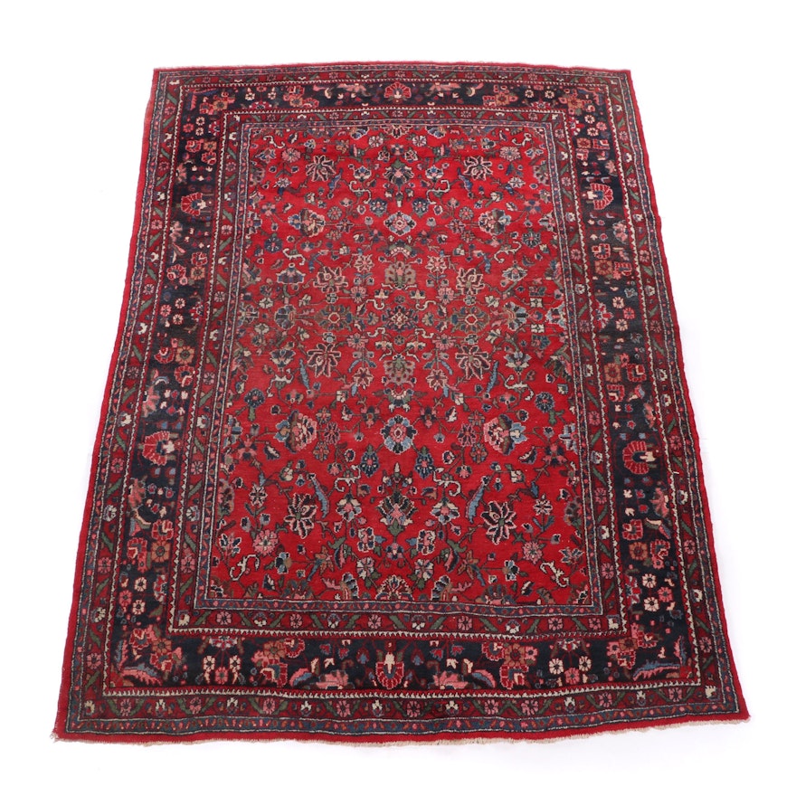 Hand-Knotted Persian Mehriban Wool Room Sized Rug