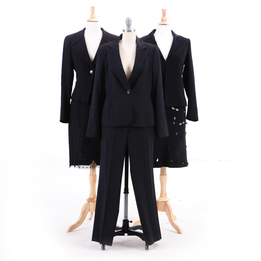 Nina Ricci, Armani Collezioni and Magaschoni Suit Separates