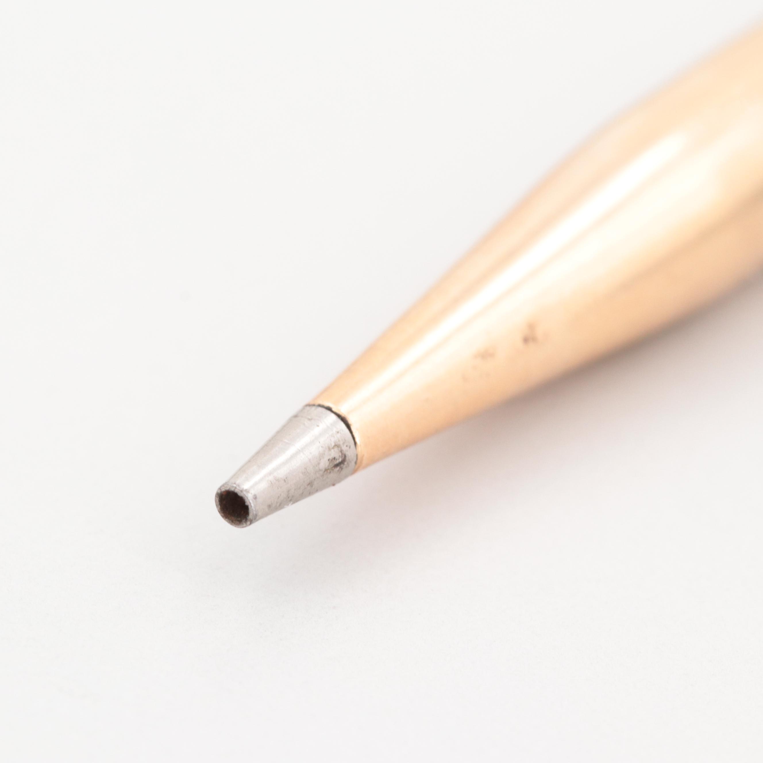 Antique Bloodstone and Sard Watch Chain with Wahl Eversharp Mechanical Pencil