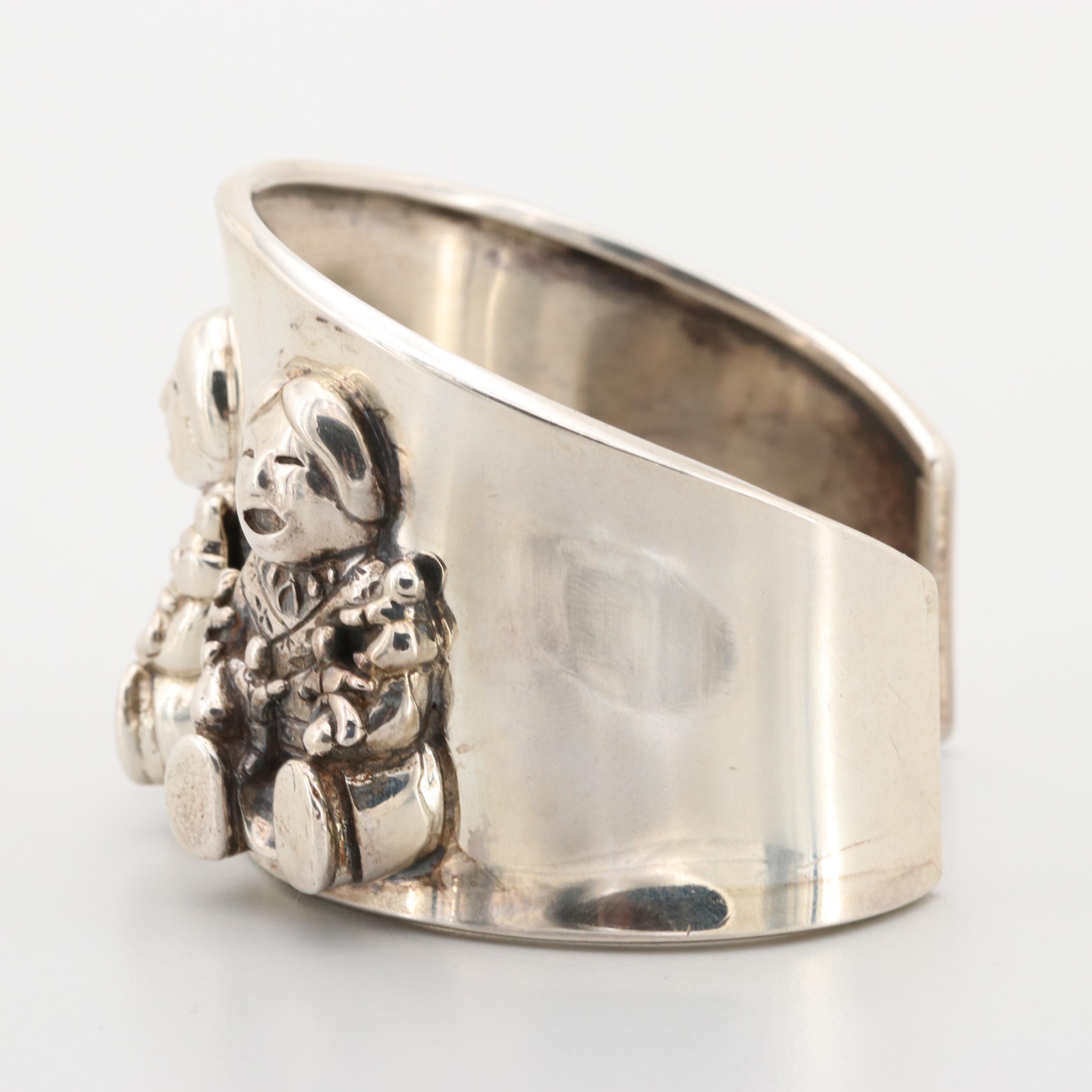 Sunrise Sterling Silver Cuff Bracelet