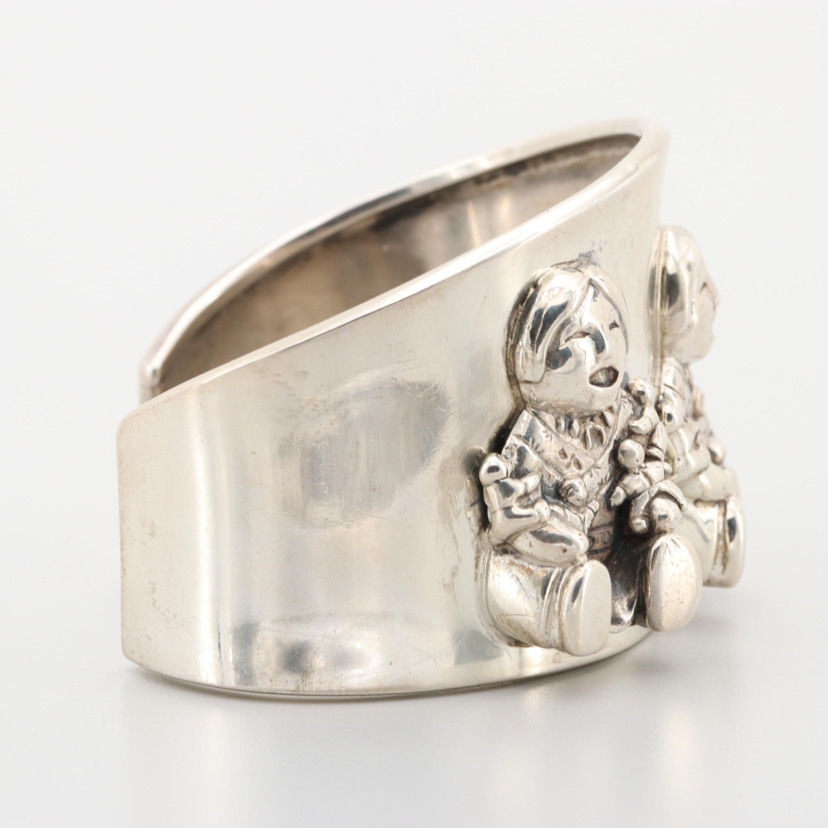 Sunrise Sterling Silver Cuff Bracelet