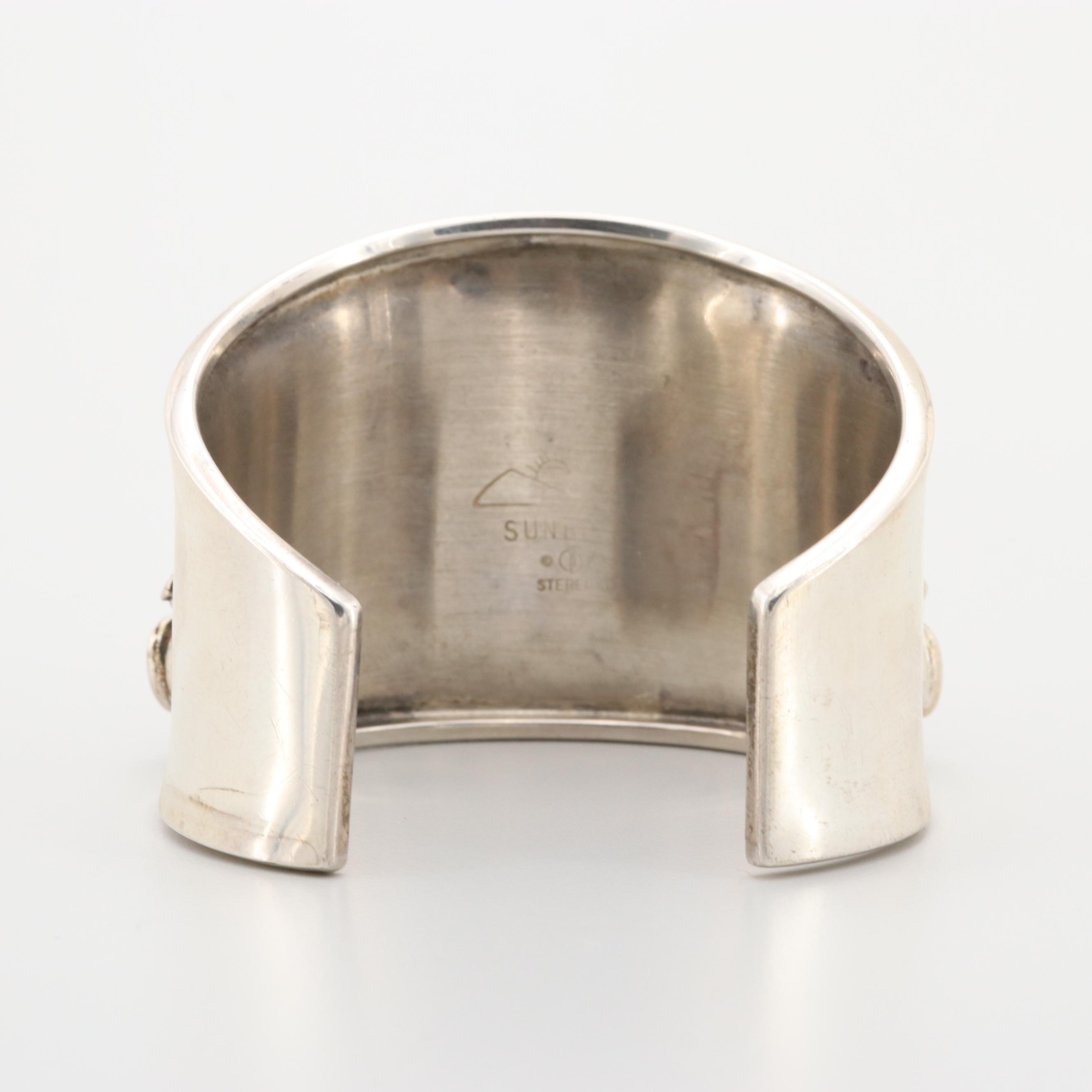 Sunrise Sterling Silver Cuff Bracelet