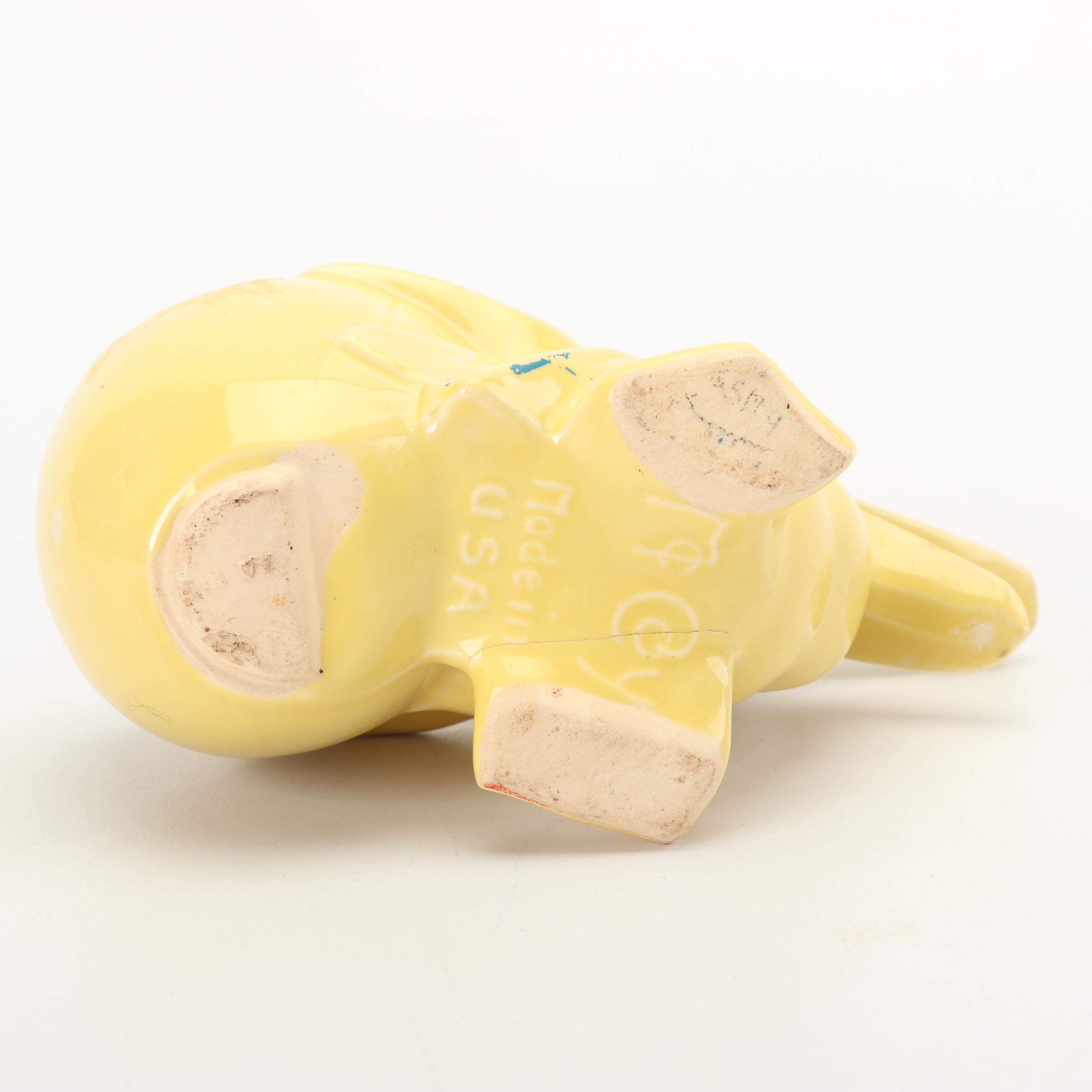 McCoy Duck Planter and Van Tellingen Hugging Duck Salt and Pepper Shakers