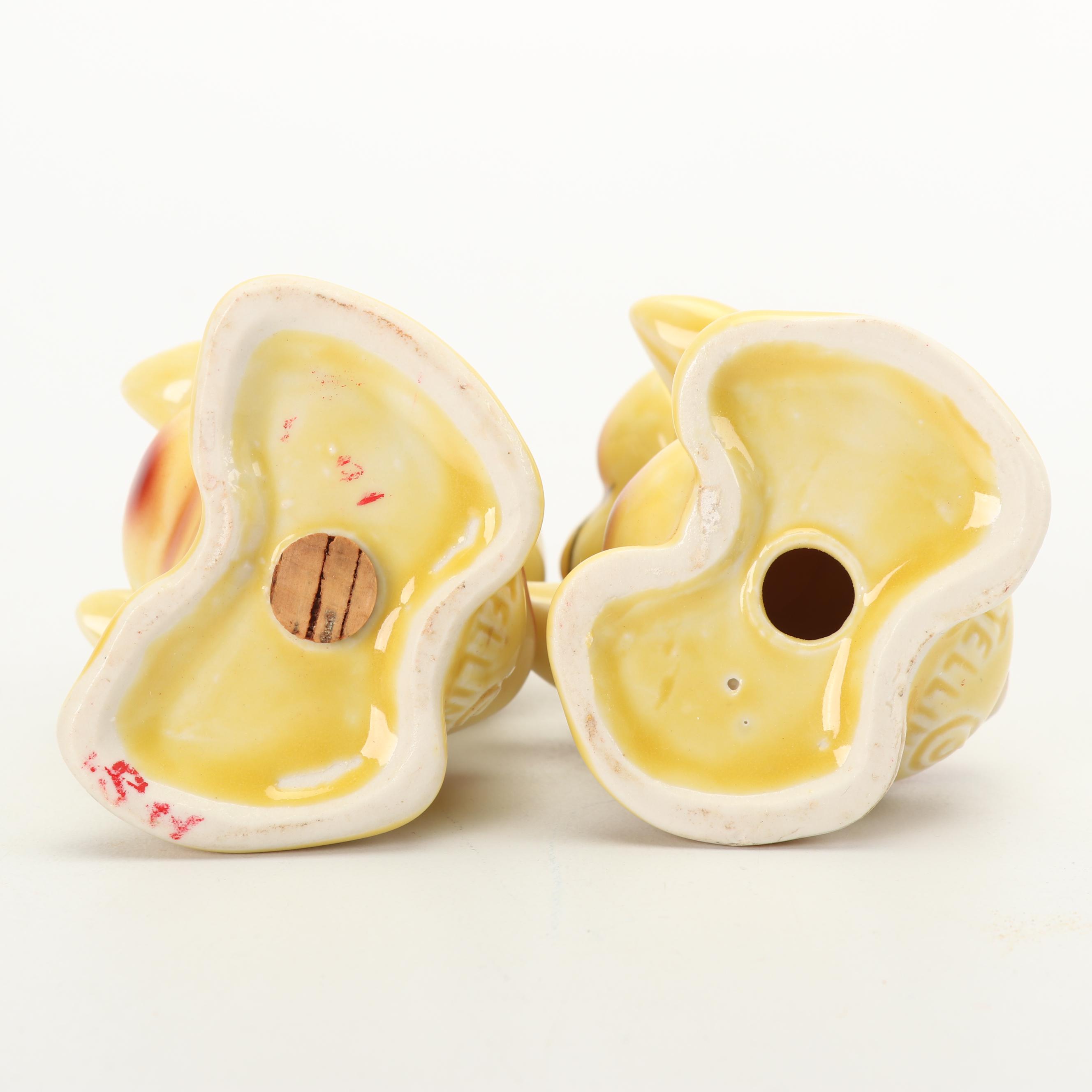 McCoy Duck Planter and Van Tellingen Hugging Duck Salt and Pepper Shakers