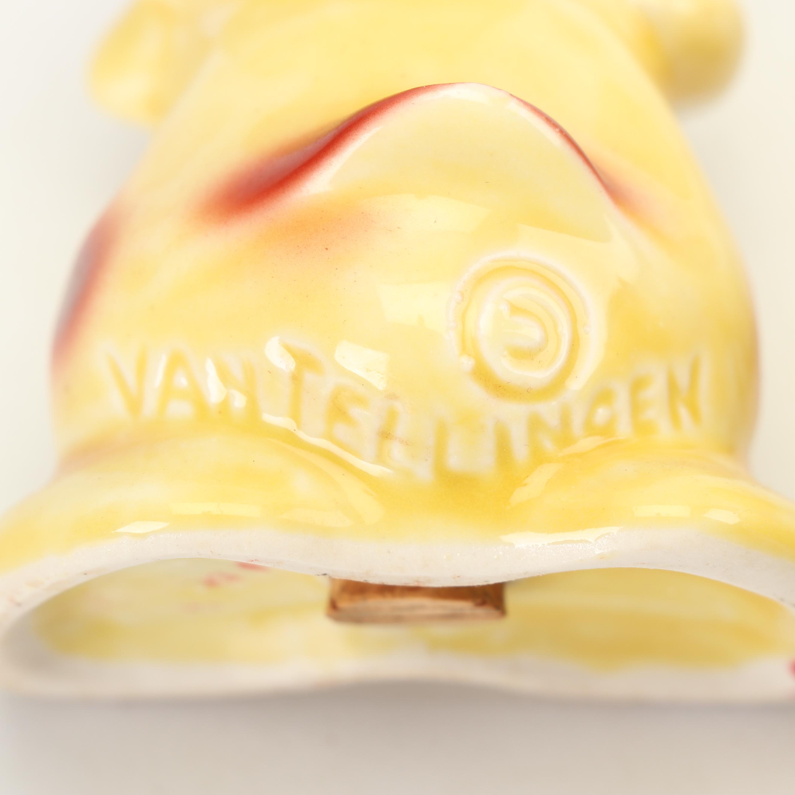 McCoy Duck Planter and Van Tellingen Hugging Duck Salt and Pepper Shakers