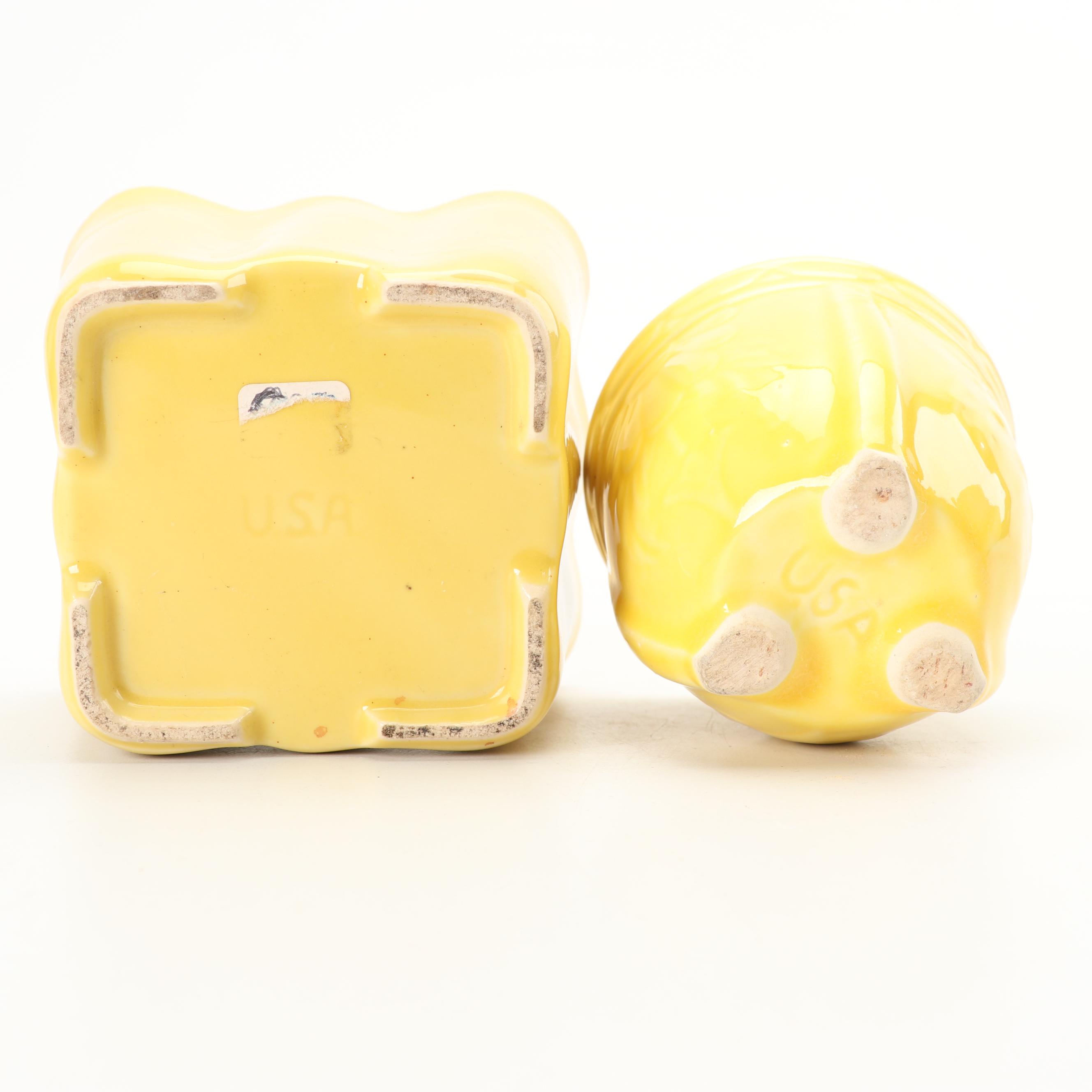 McCoy Bud Vase with Vase and Planters, Mid-Century