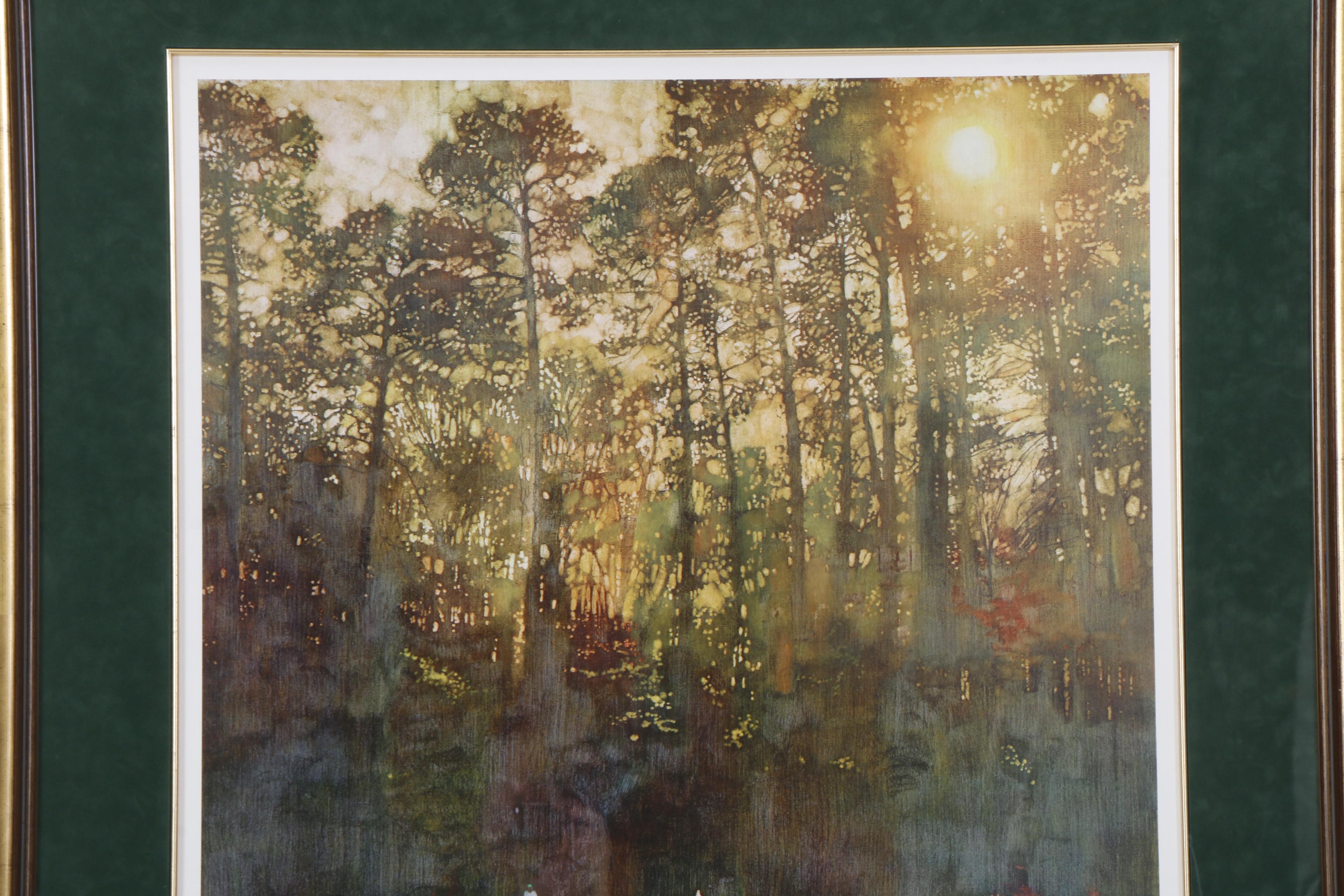 Bernard Fuchs Limited Edition Giclée "Augusta Golf"