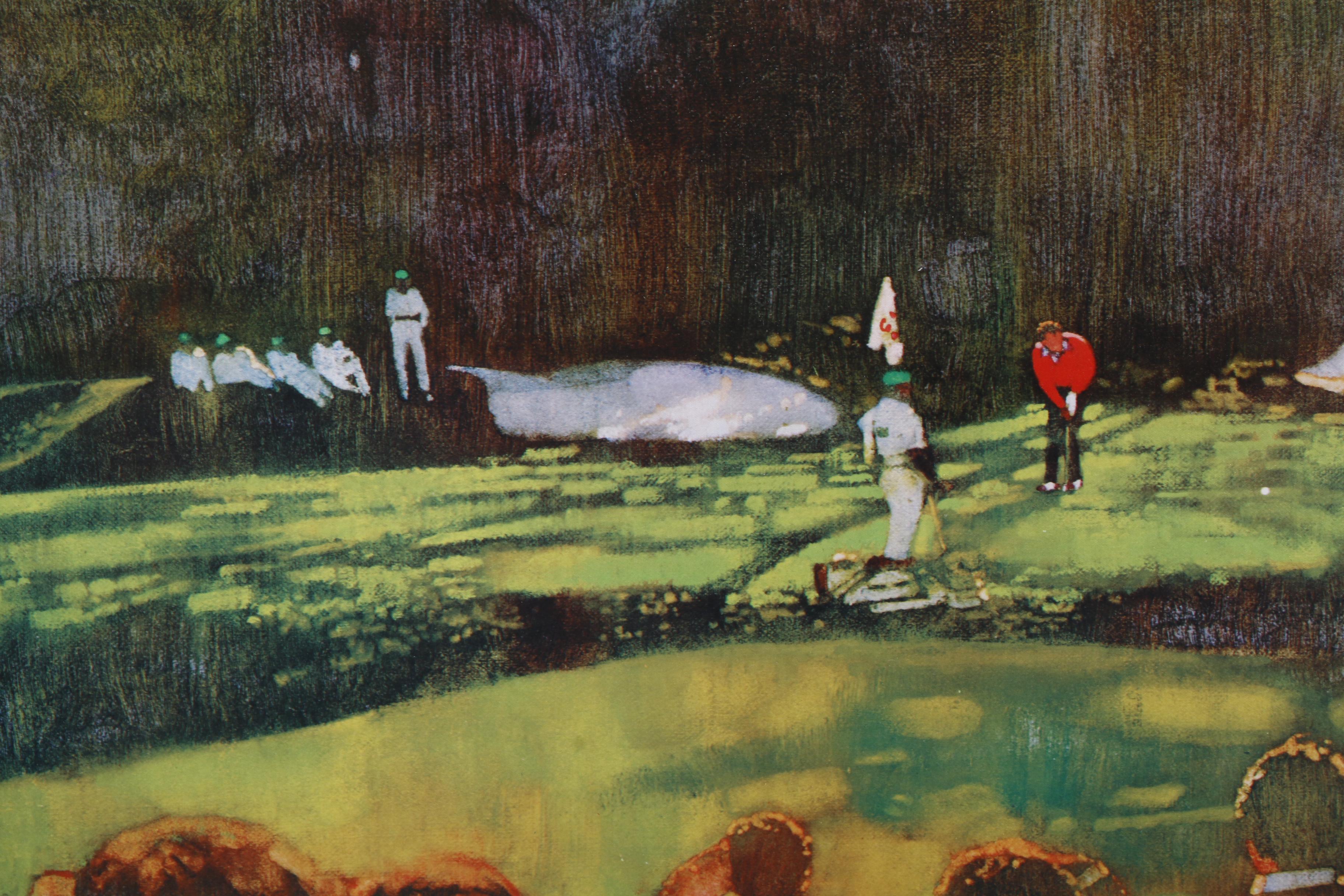 Bernard Fuchs Limited Edition Giclée "Augusta Golf"