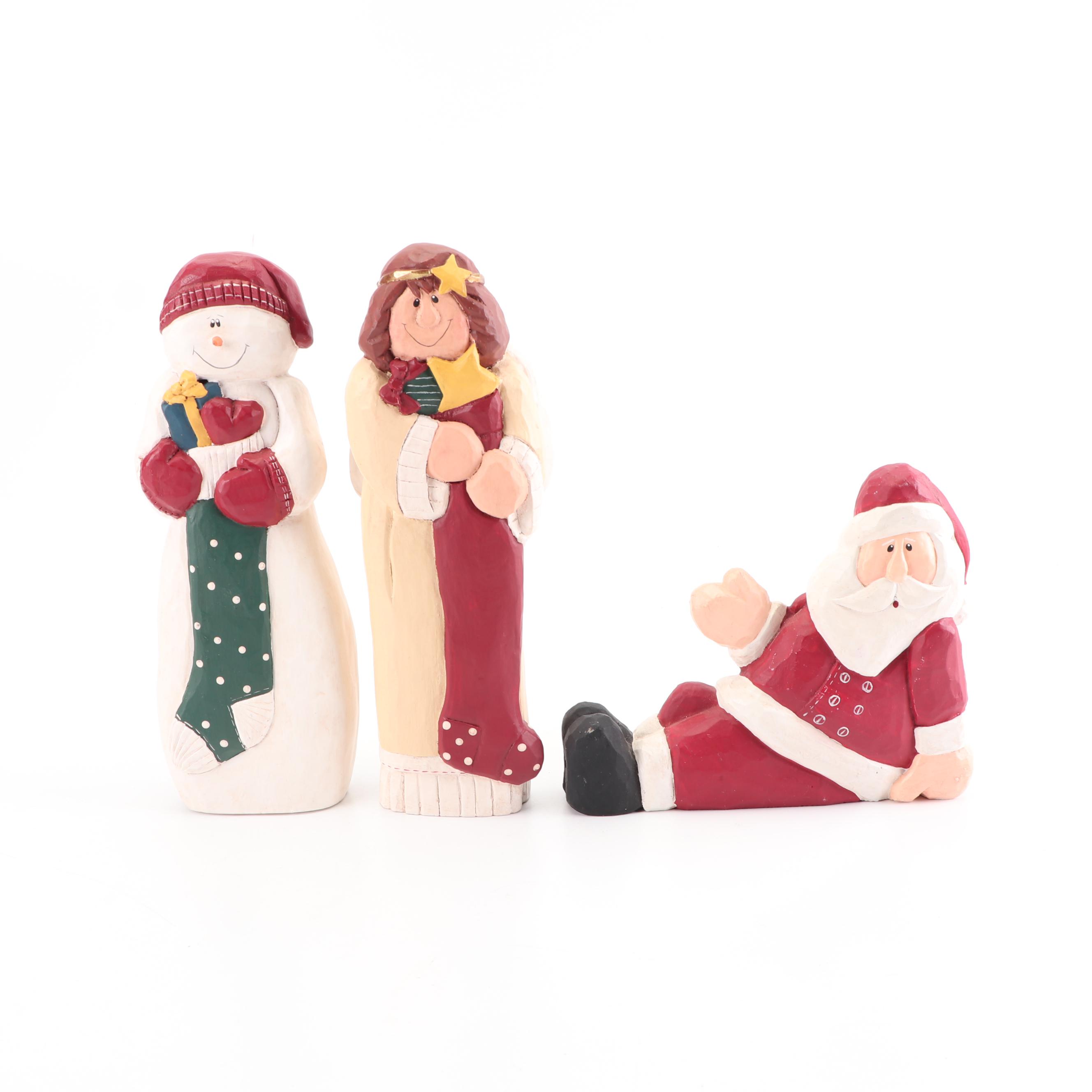 Midwest of Cannon Falls Christmas Figurines and Sign