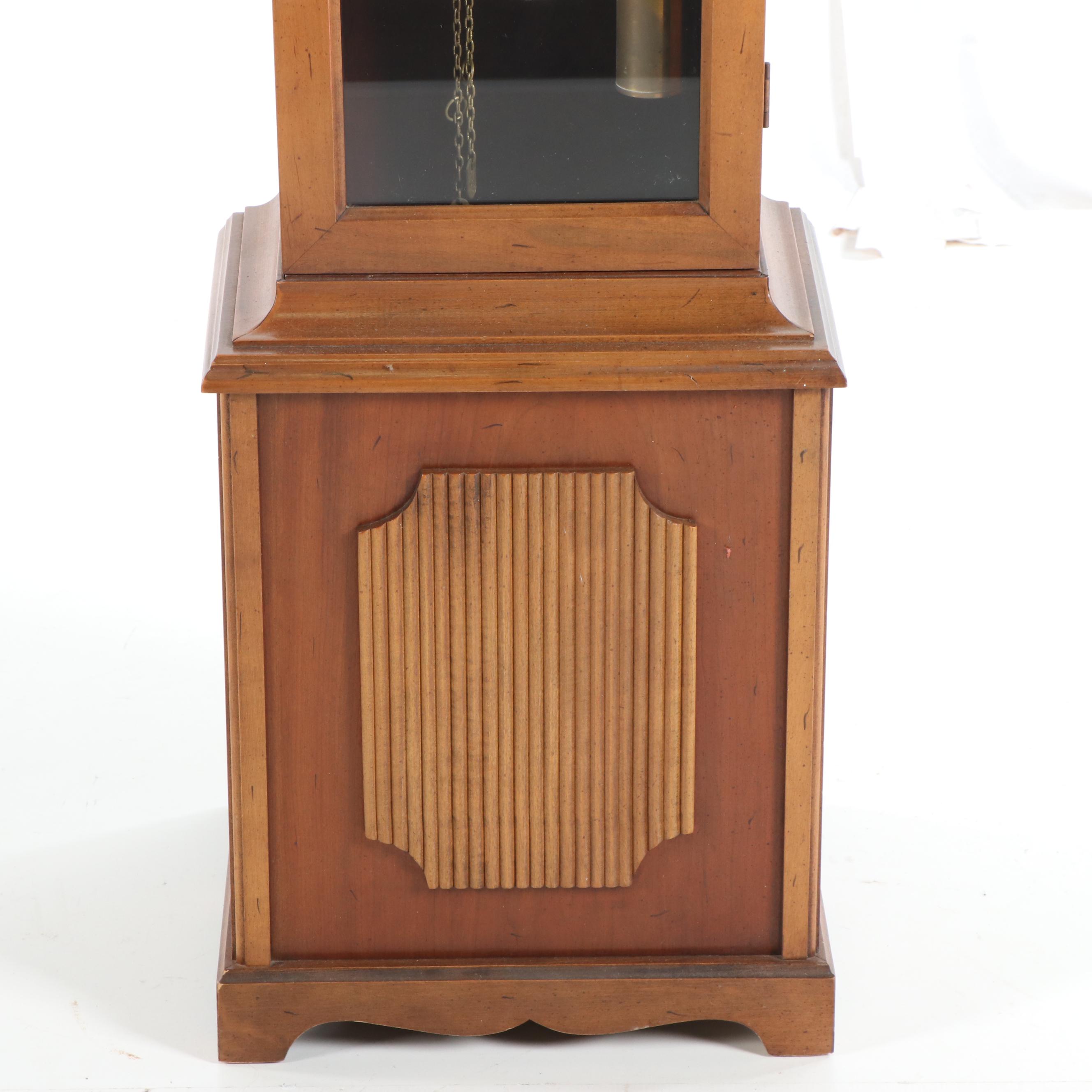 Ridgeway Chippendale Style Grandmother Clock with Westminster Chimes