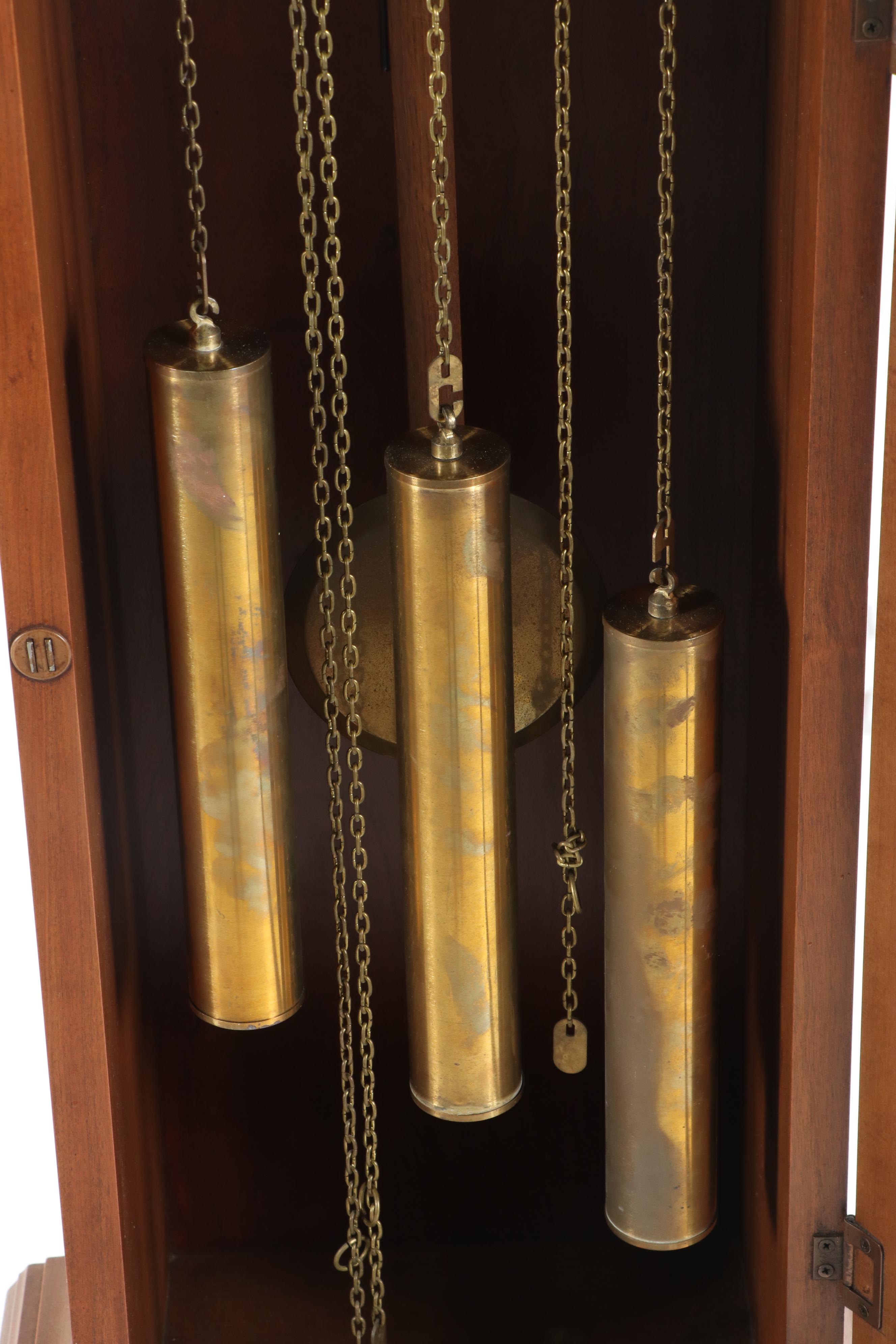 Ridgeway Chippendale Style Grandmother Clock with Westminster Chimes