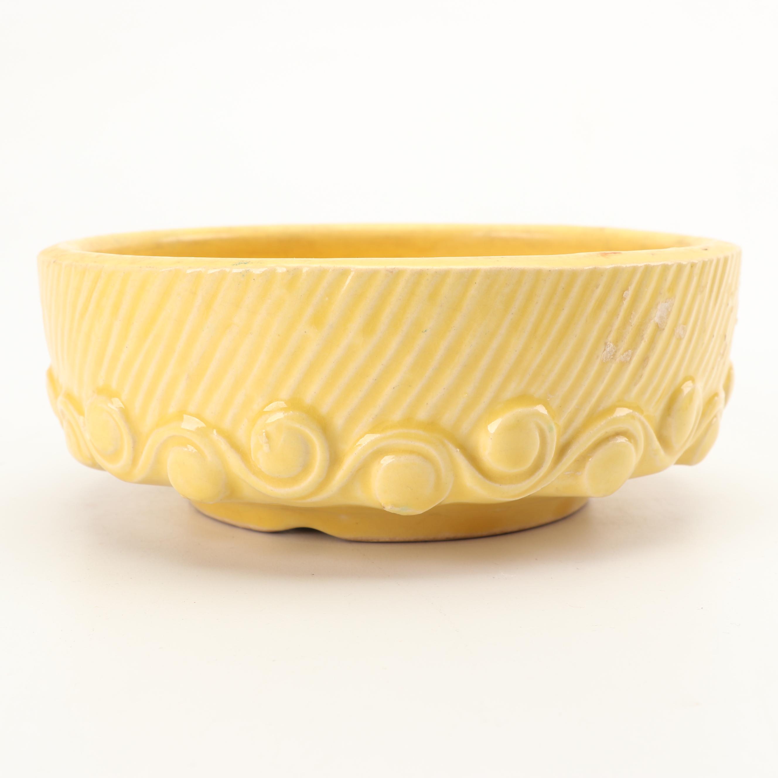 McCoy Pottery "Wave", "Dutch Shoe", and Rectangular Planters