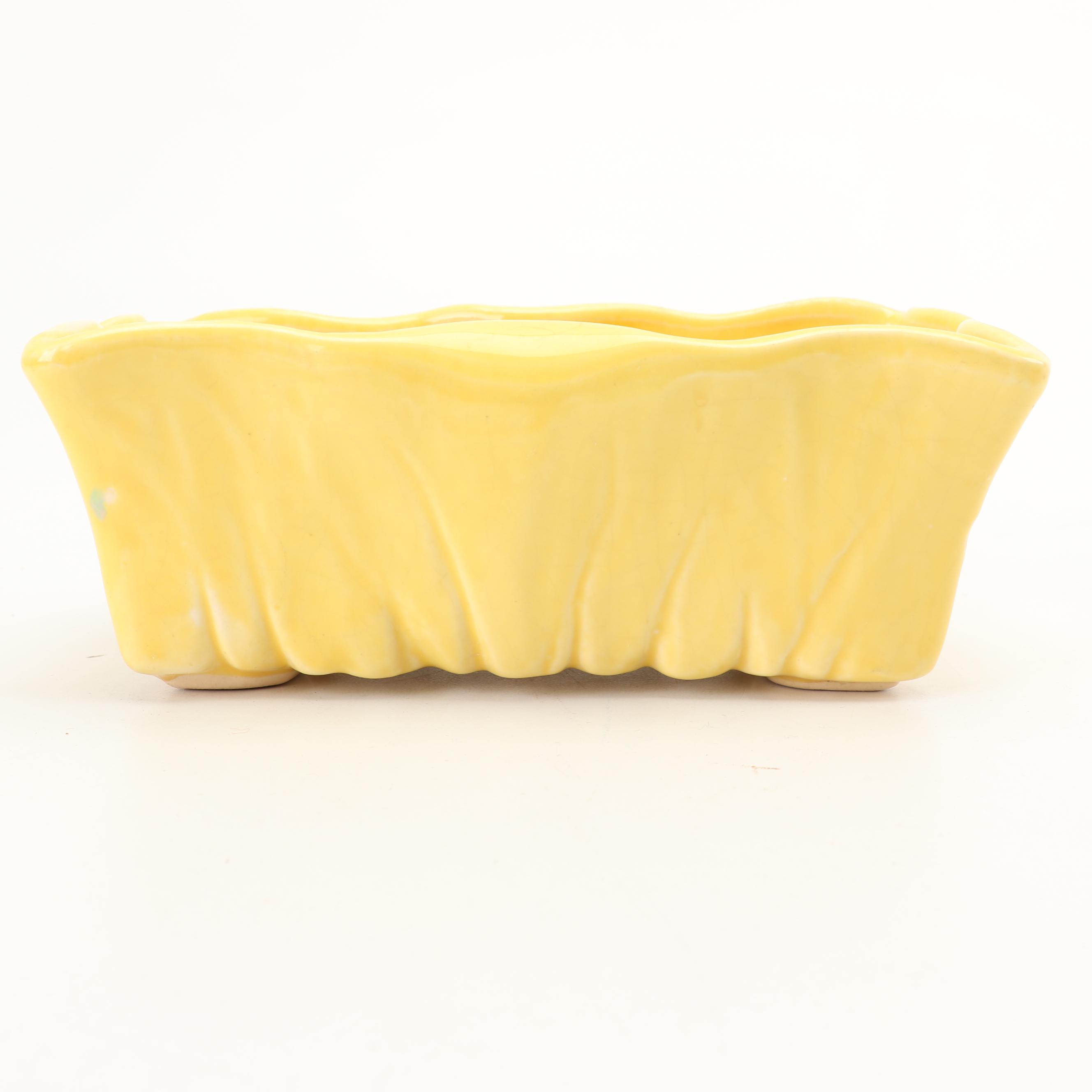 McCoy Pottery "Wave", "Dutch Shoe", and Rectangular Planters