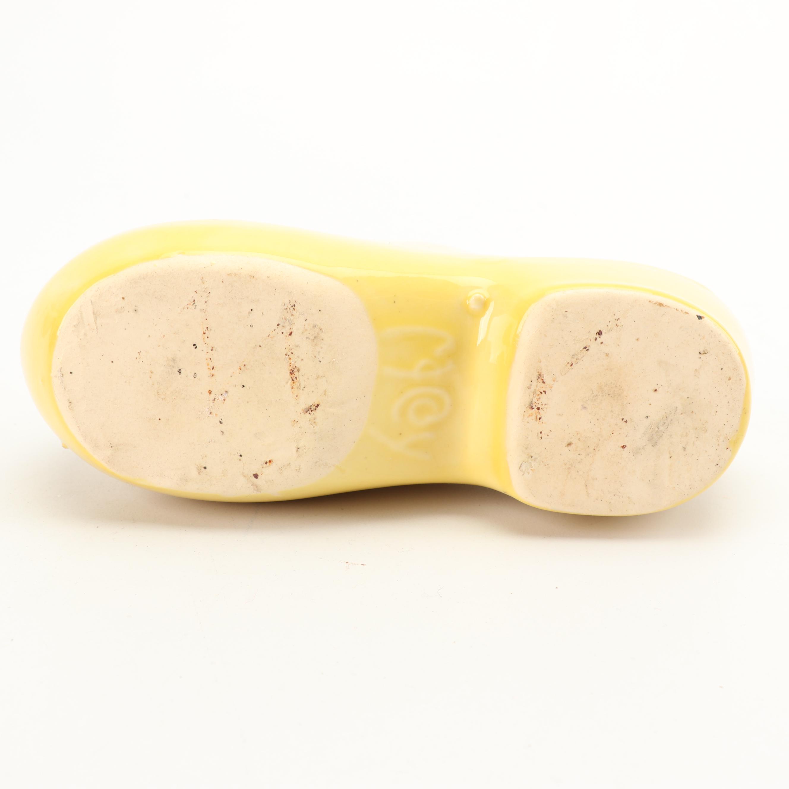 McCoy Pottery "Wave", "Dutch Shoe", and Rectangular Planters