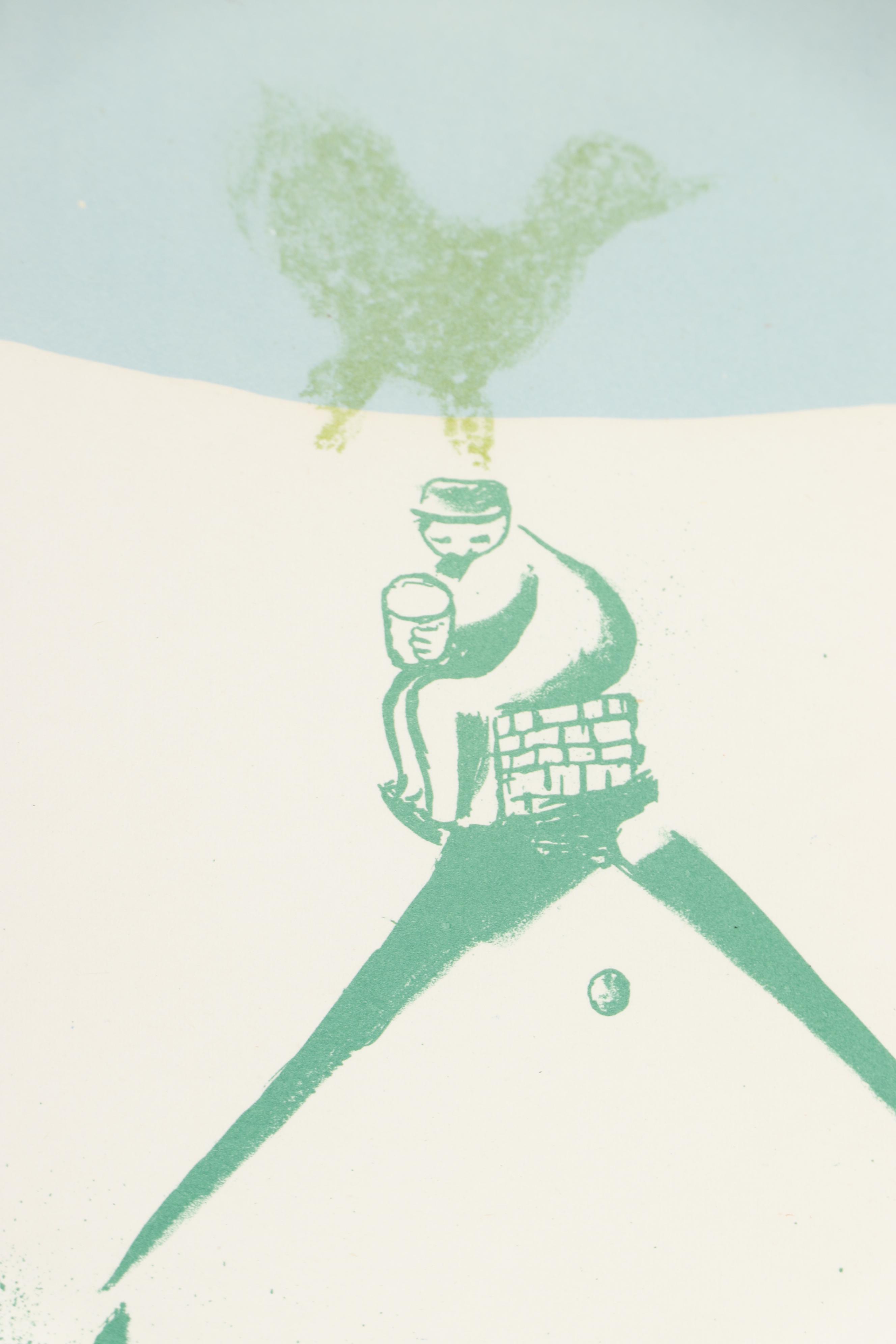 Marc Chagall Lithograph "The House in My Village"