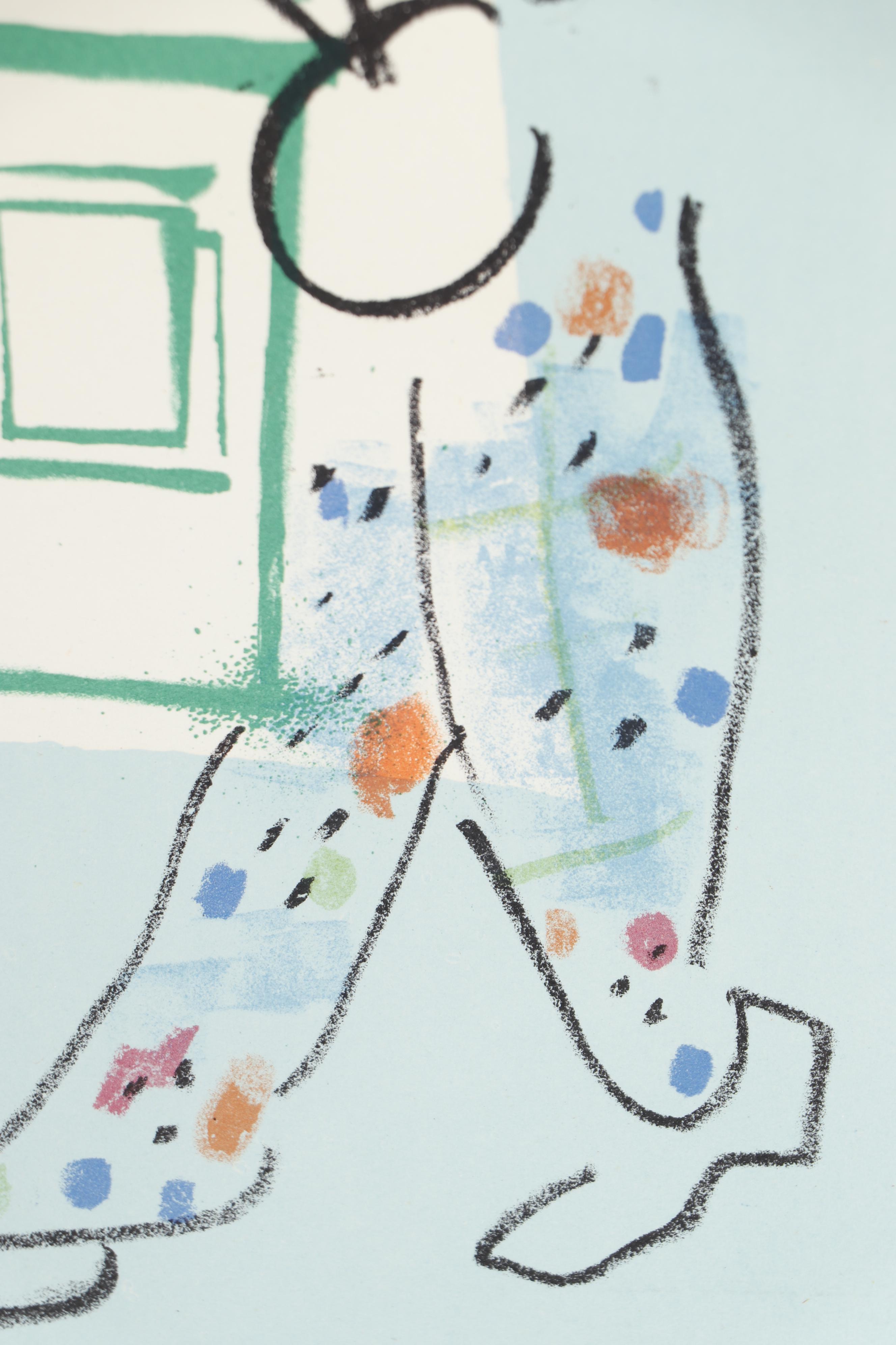 Marc Chagall Lithograph "The House in My Village"