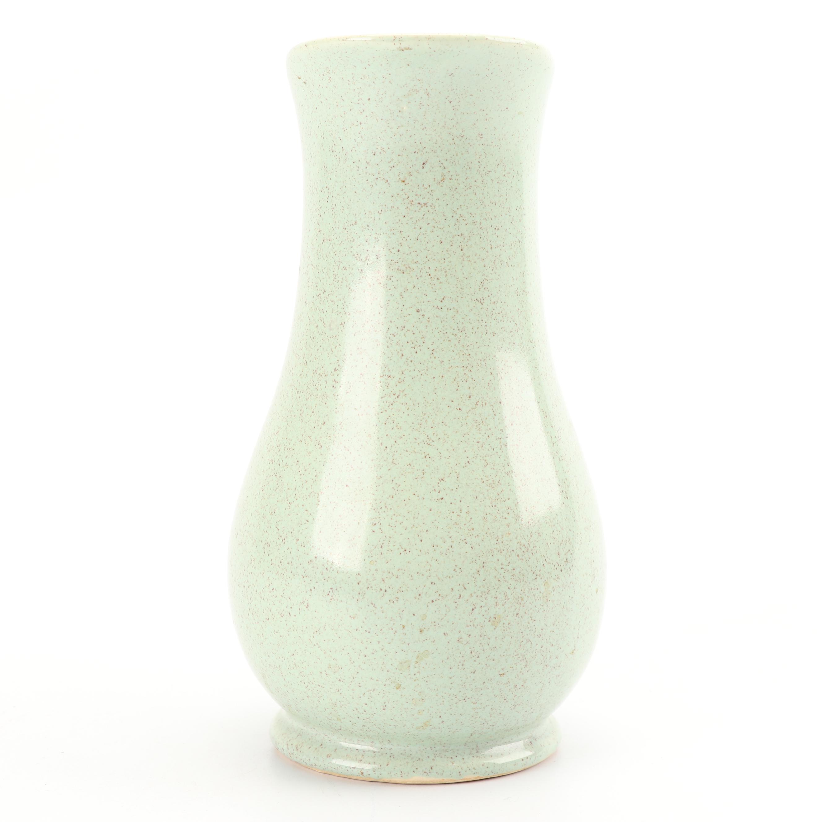 Brush Pottery Speckled Pitcher, Mid 20th Century