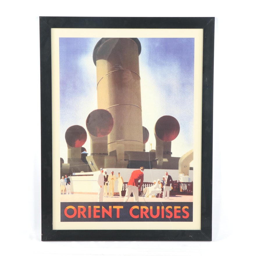 Orient Cruises Poster after Andrew Johnson