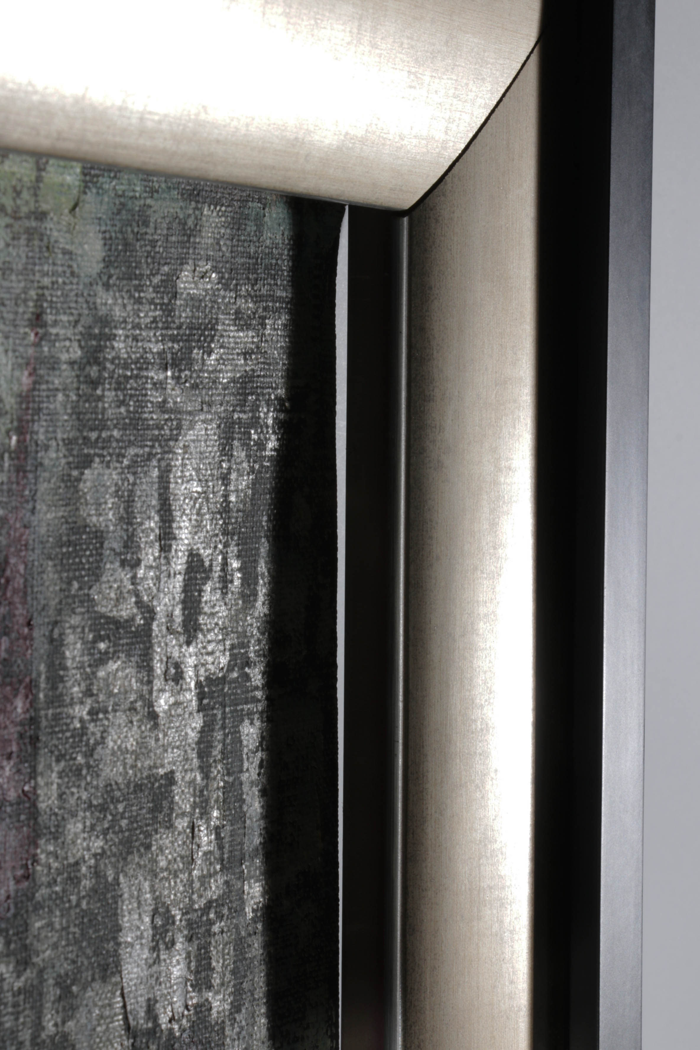 Joseph Meert 1952  Abstract Oil Painting "Rock Image"