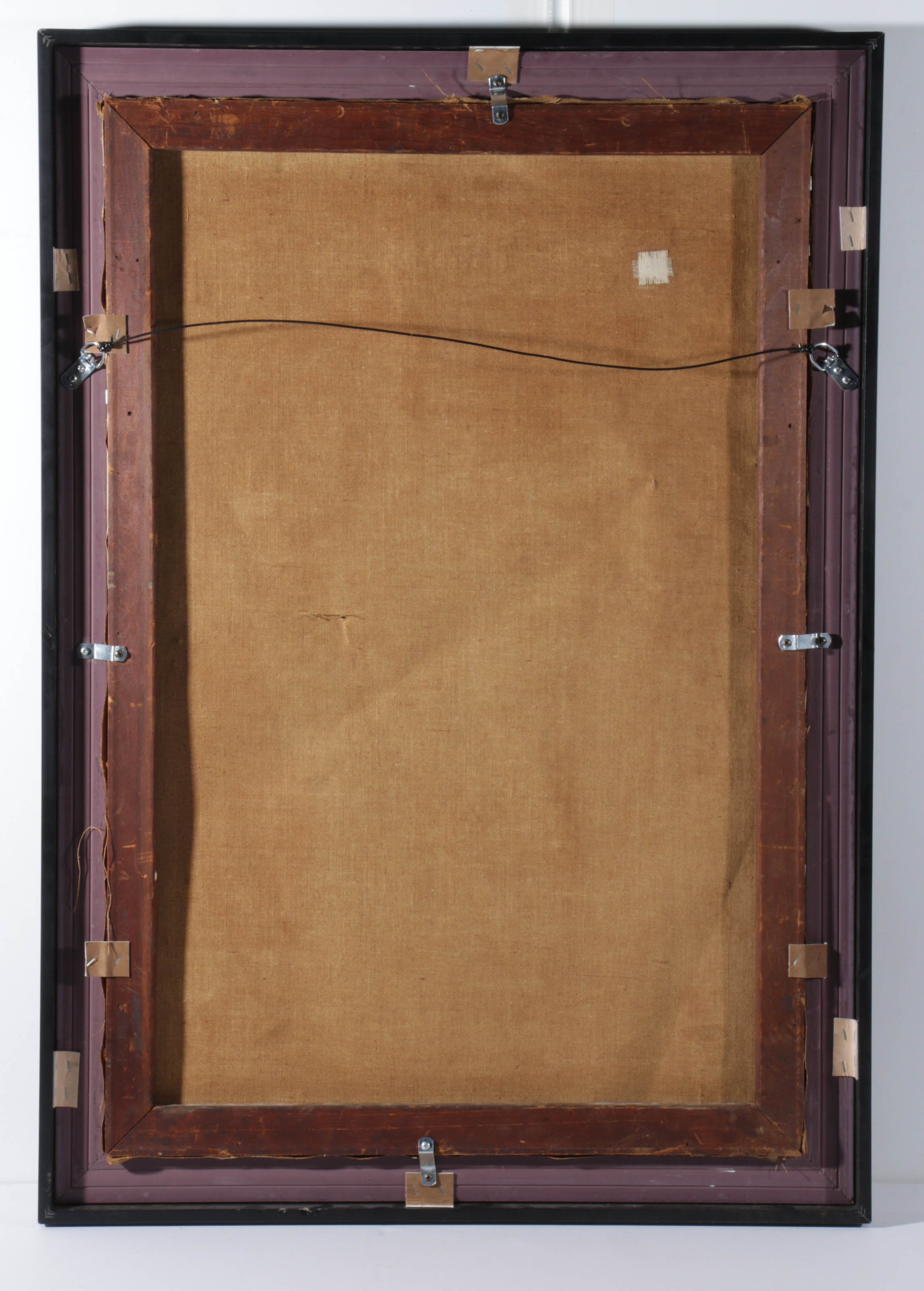 Joseph Meert 1952  Abstract Oil Painting "Rock Image"