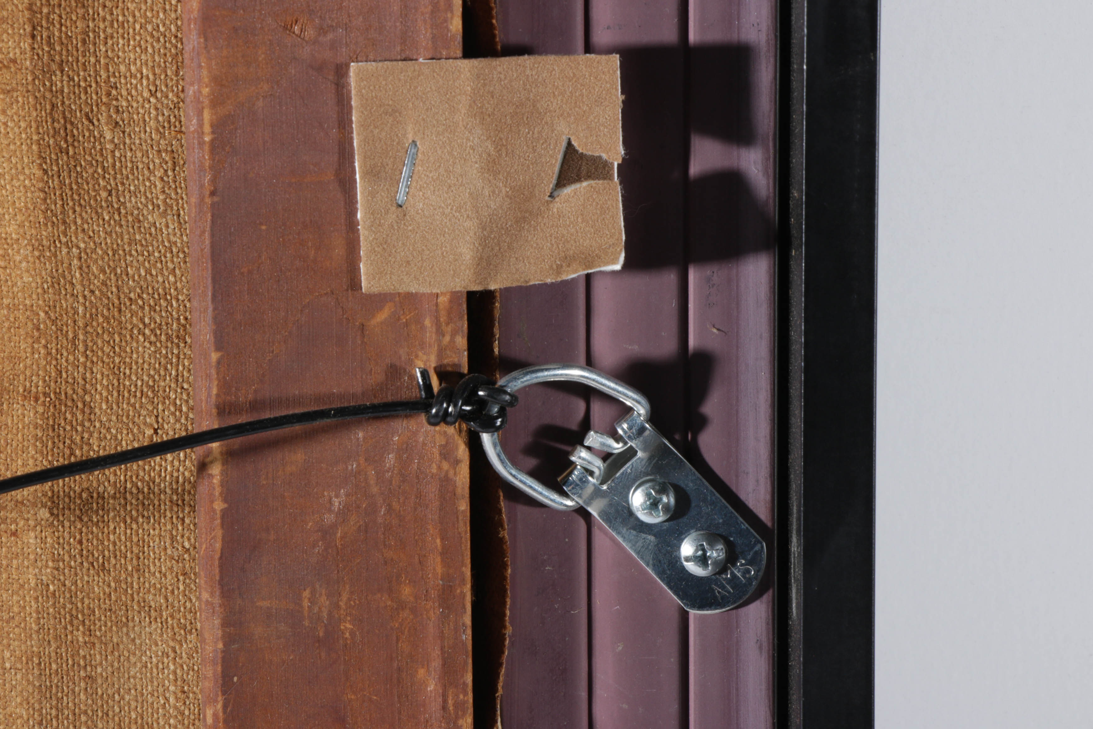 Joseph Meert 1952  Abstract Oil Painting "Rock Image"