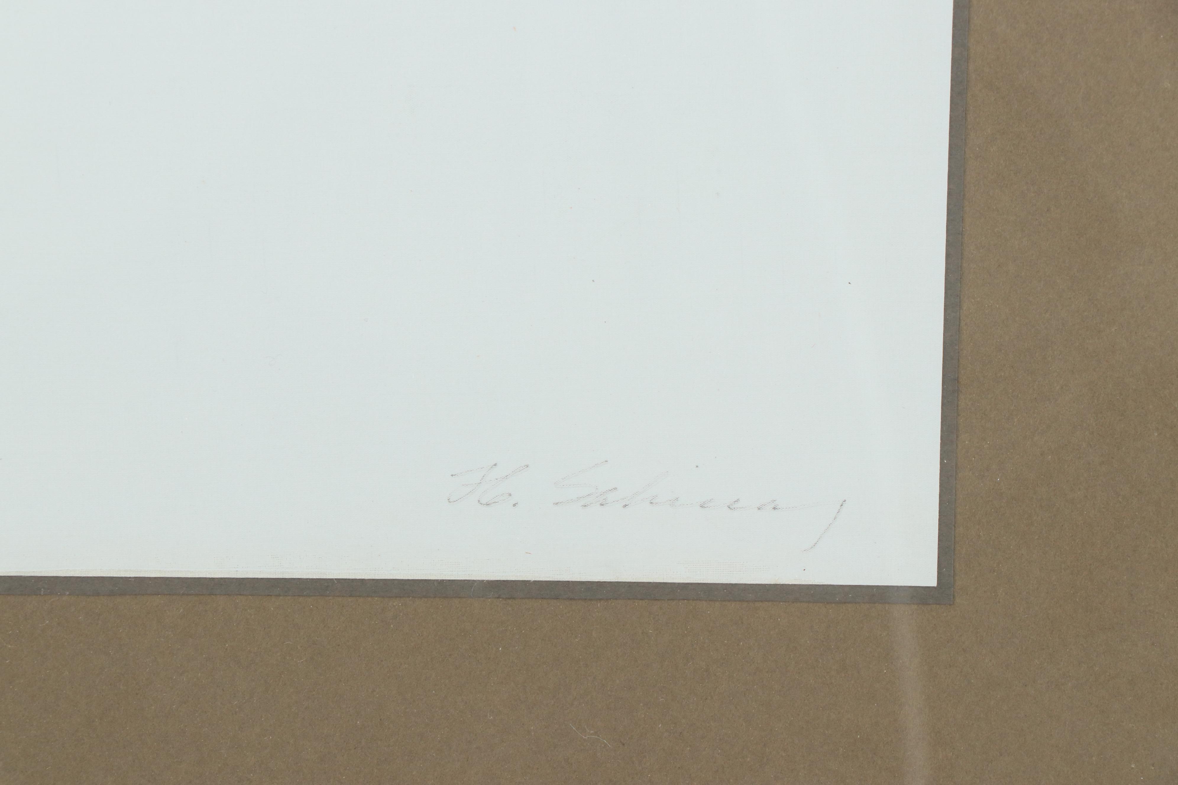 H. Sahina Seashell Acrylic Paintings on Silk