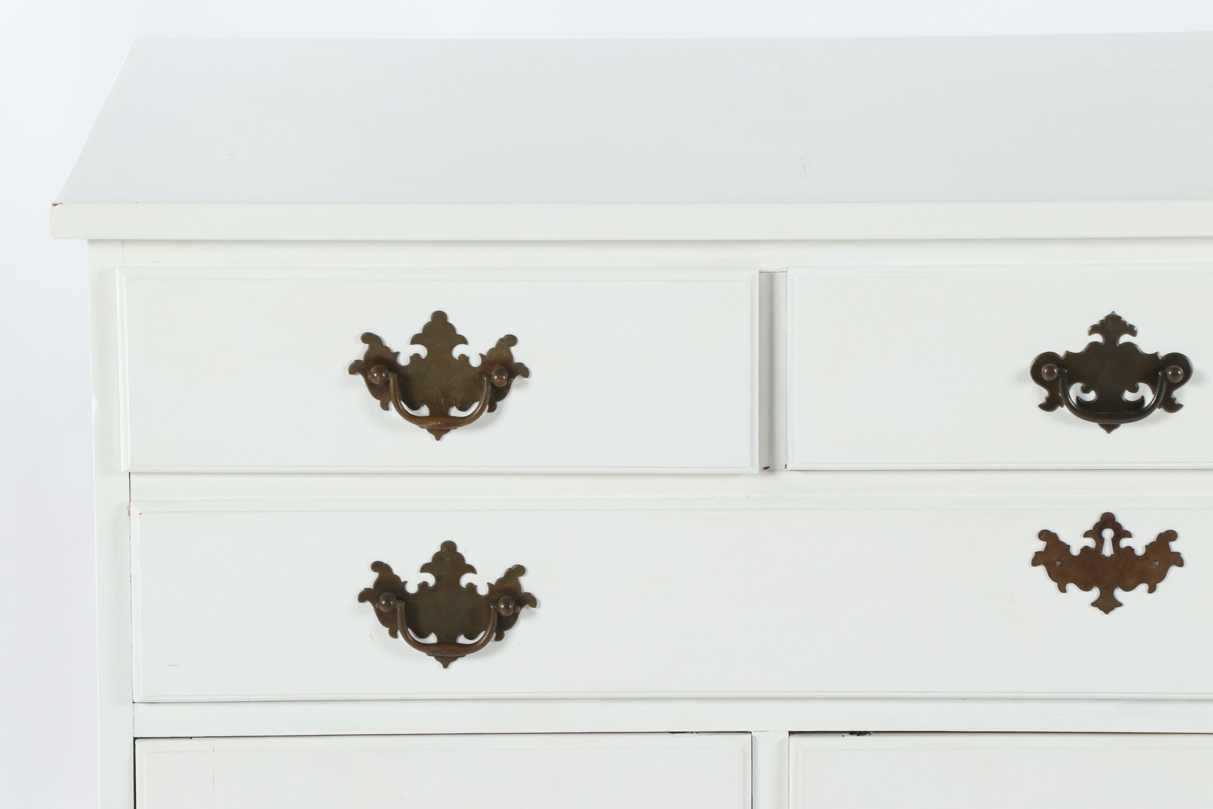 Federal Style Painted Maple Sideboard, Mid-20th Century