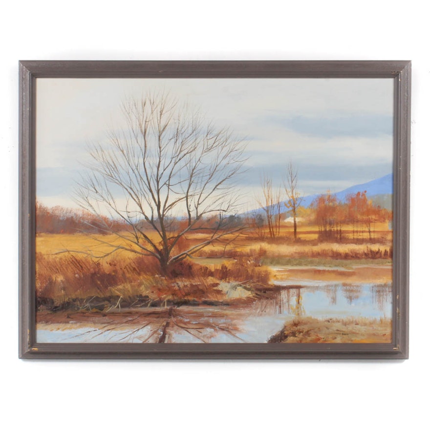 James DeVore Ohio Landscape Oil Painting