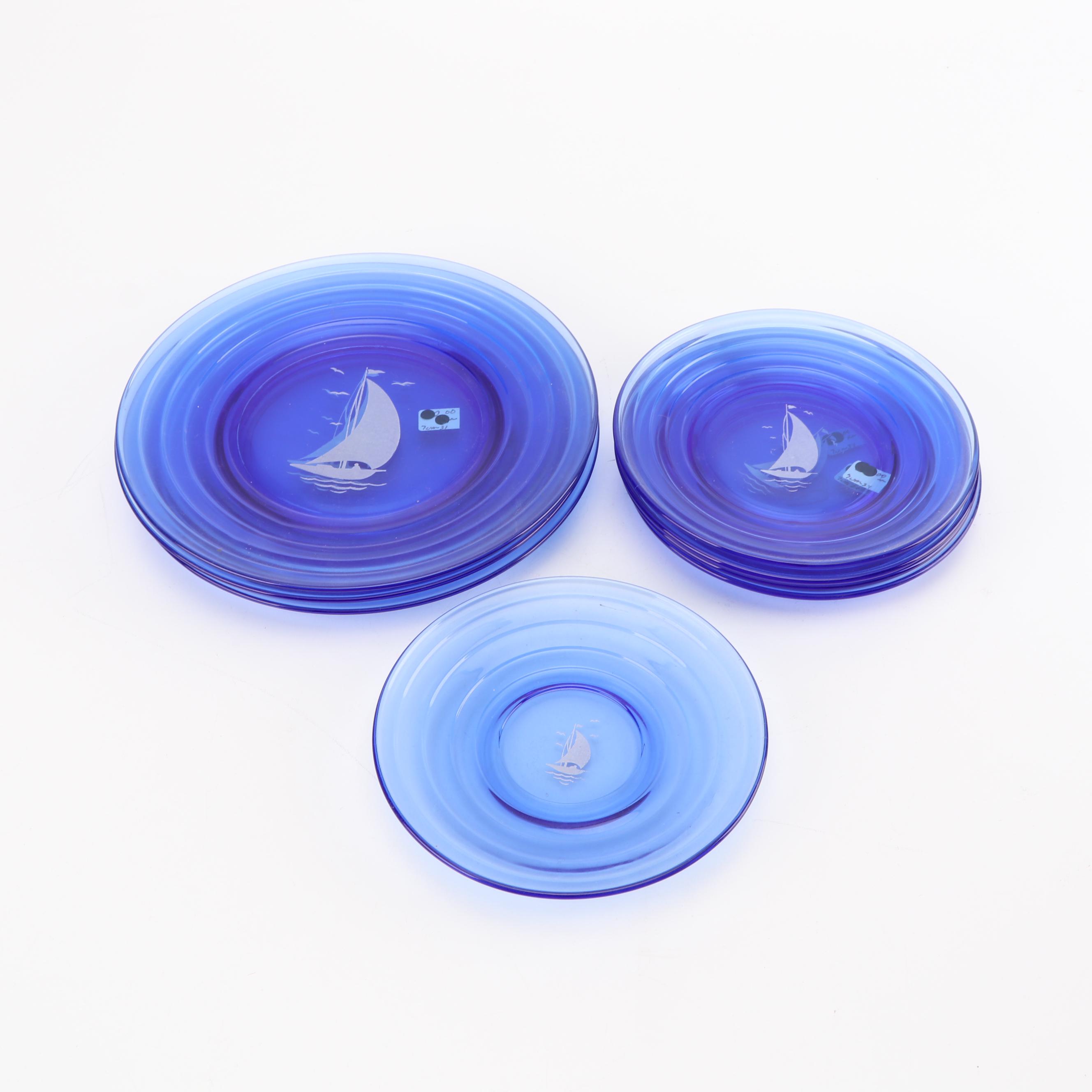 Hazel Atlas "Ships" Glass Barware and Dinnerware