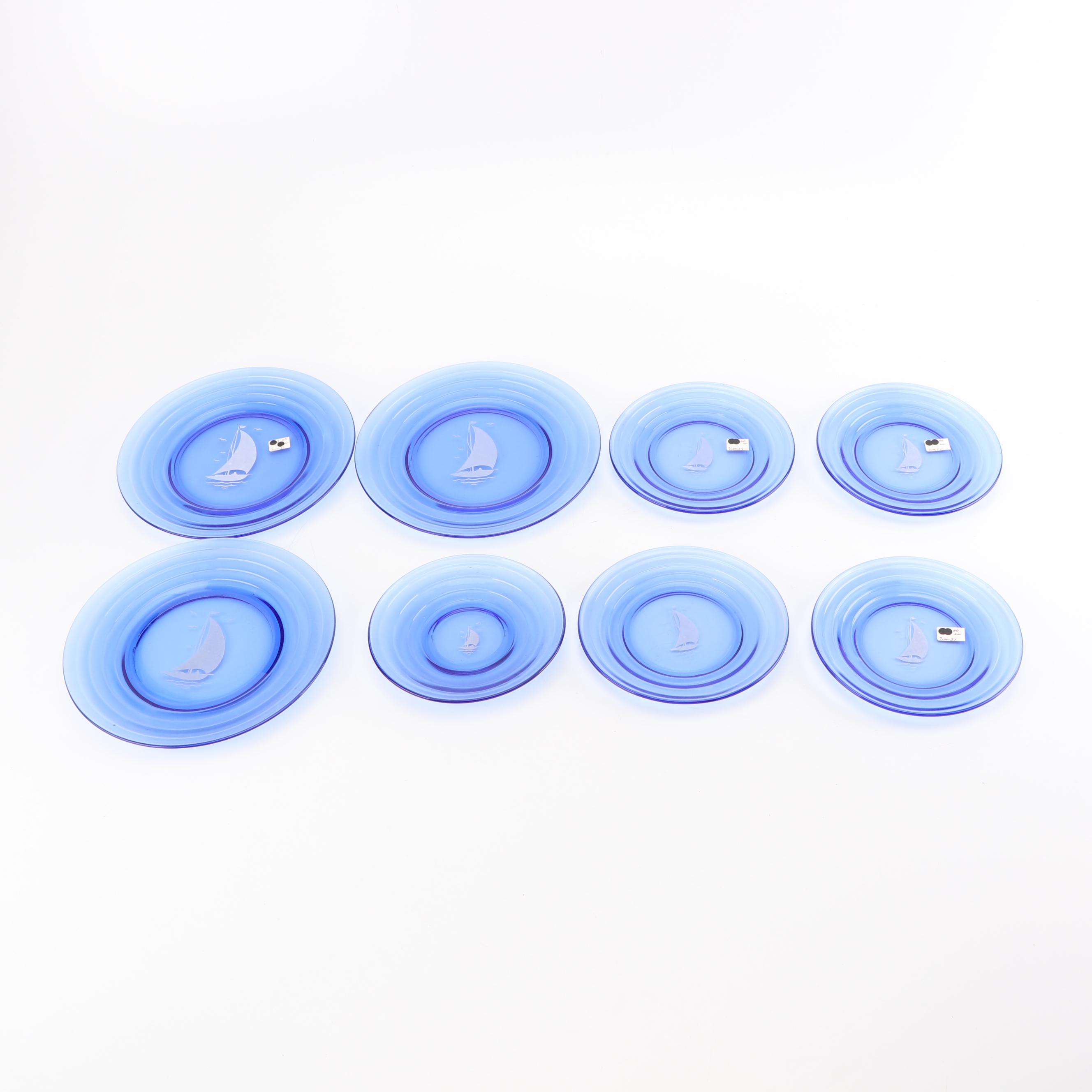 Hazel Atlas "Ships" Glass Barware and Dinnerware