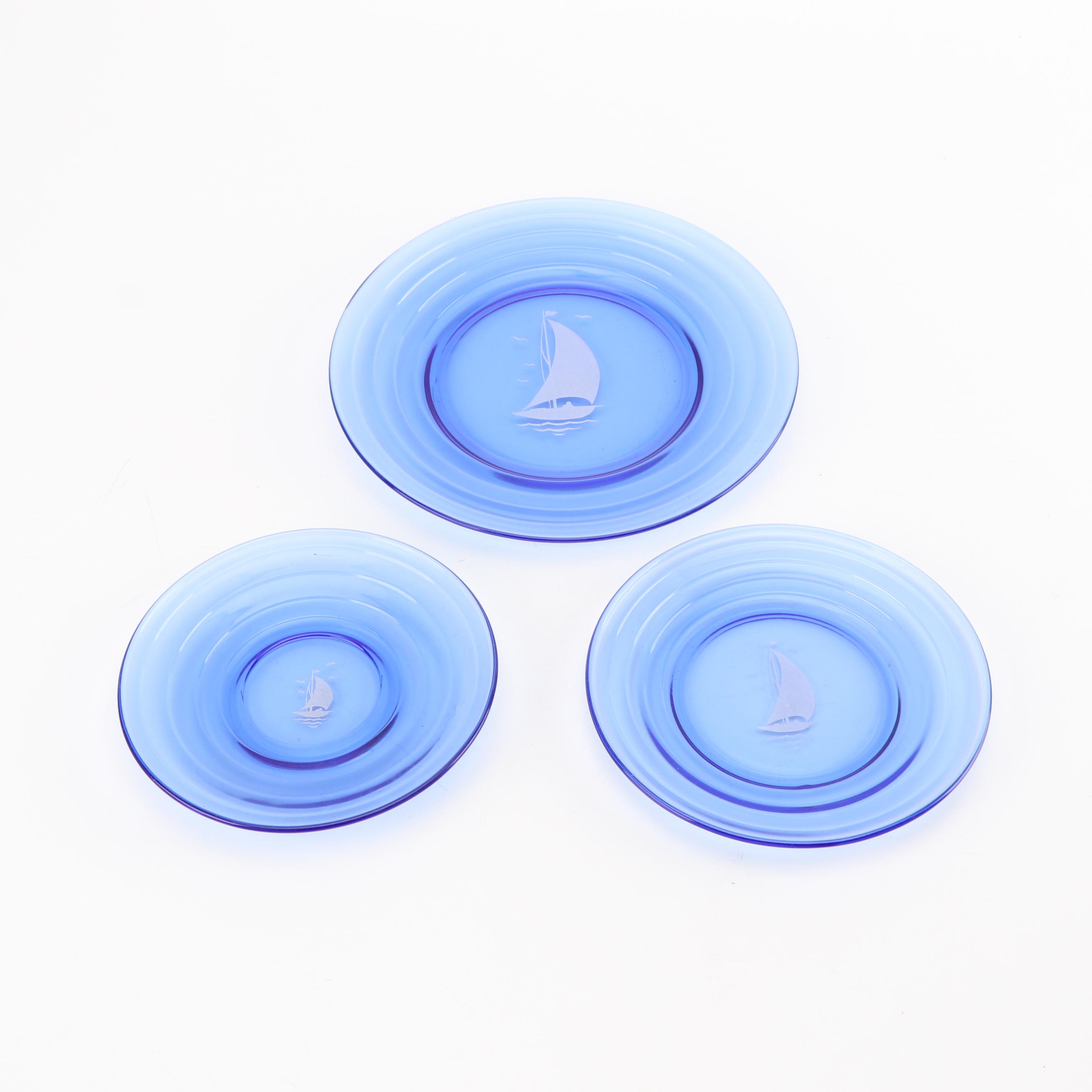 Hazel Atlas "Ships" Glass Barware and Dinnerware