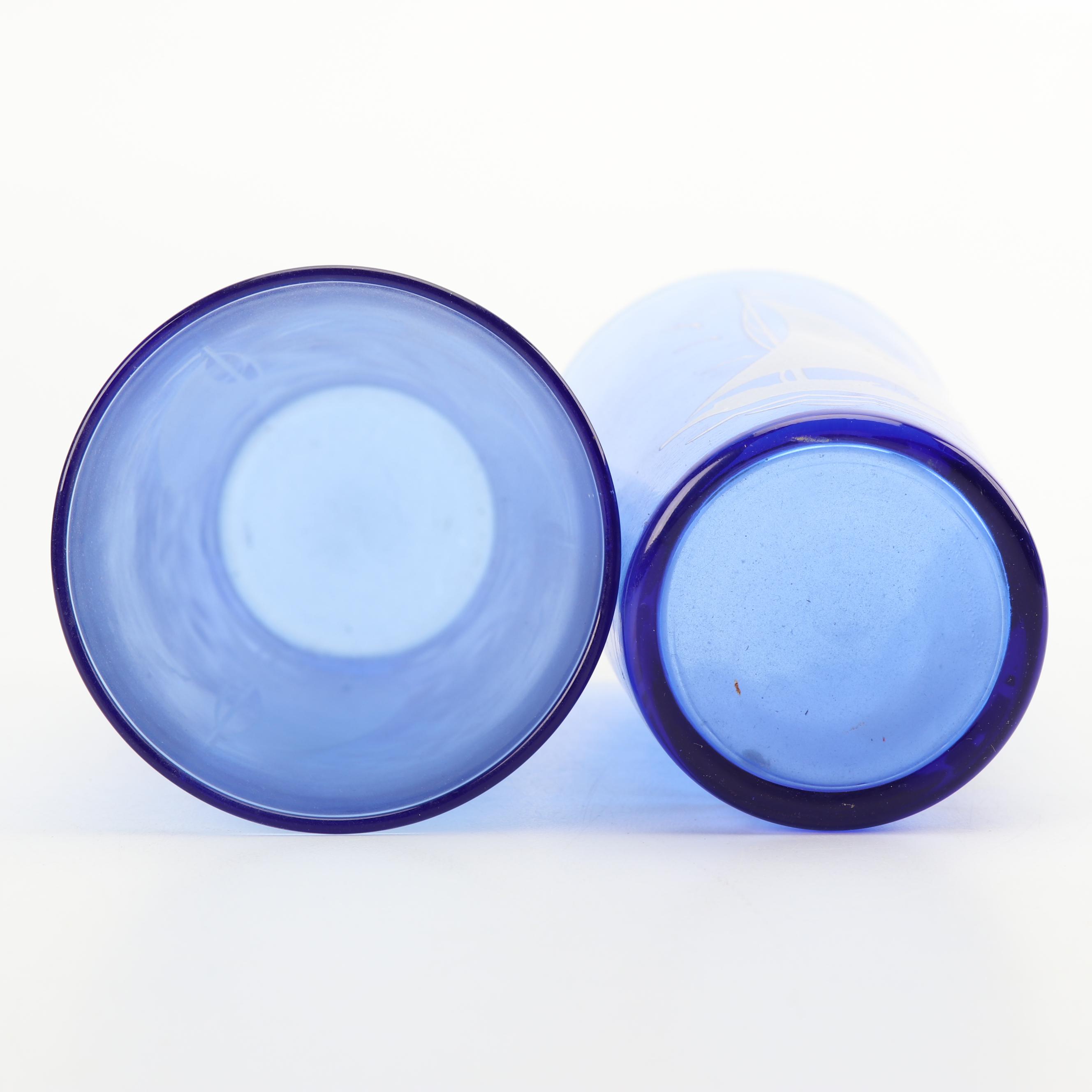 Hazel-Atlas "Ships" Iced Tea Glasses with Ship's Wheel Style Caddy