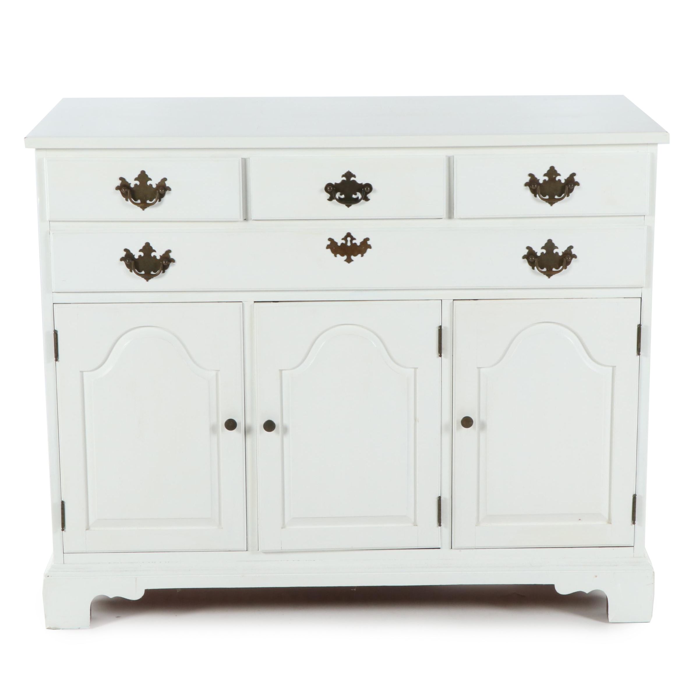 Federal Style Painted Maple Sideboard, Mid-20th Century