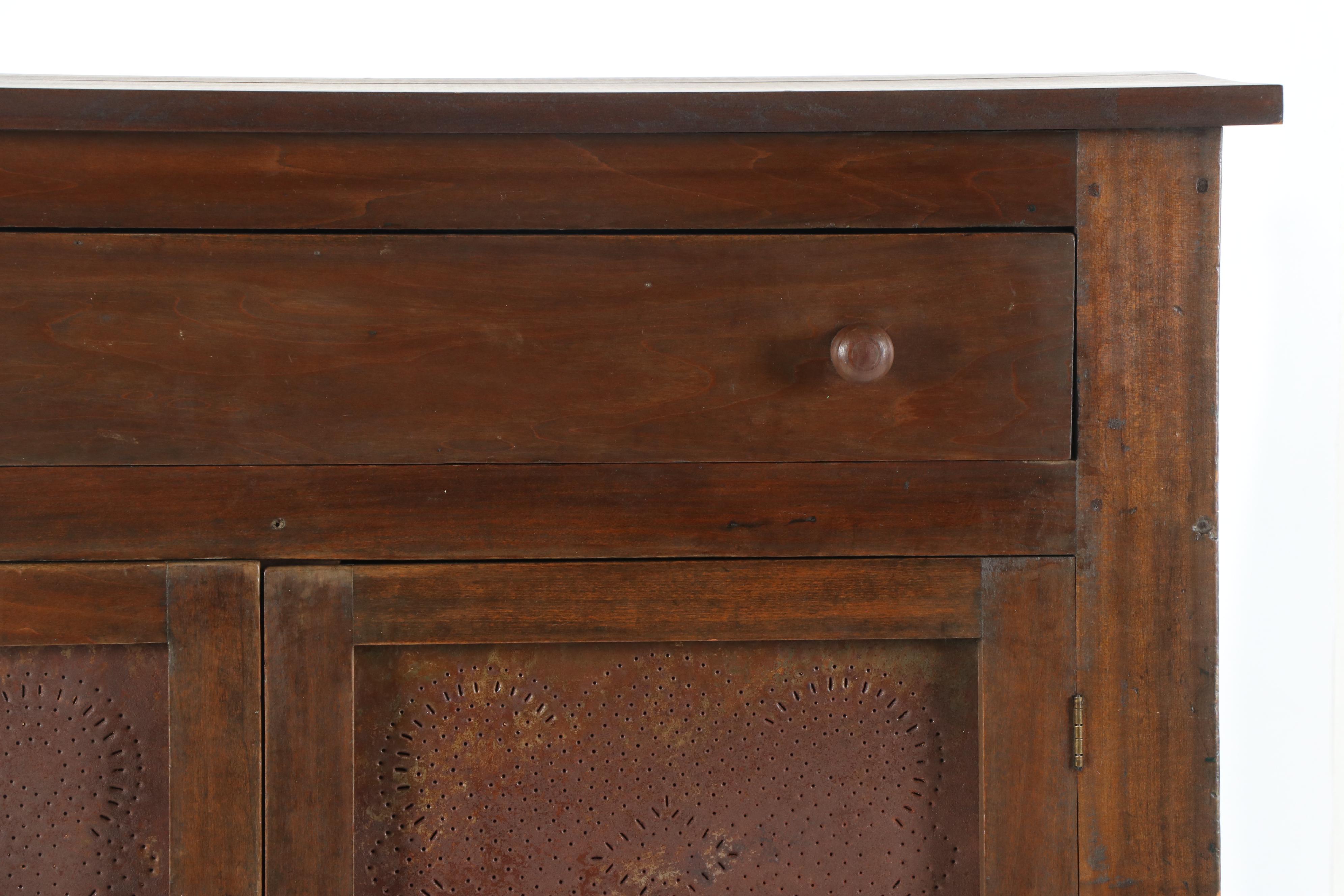 Walnut Pie Safe, Late 19th Century