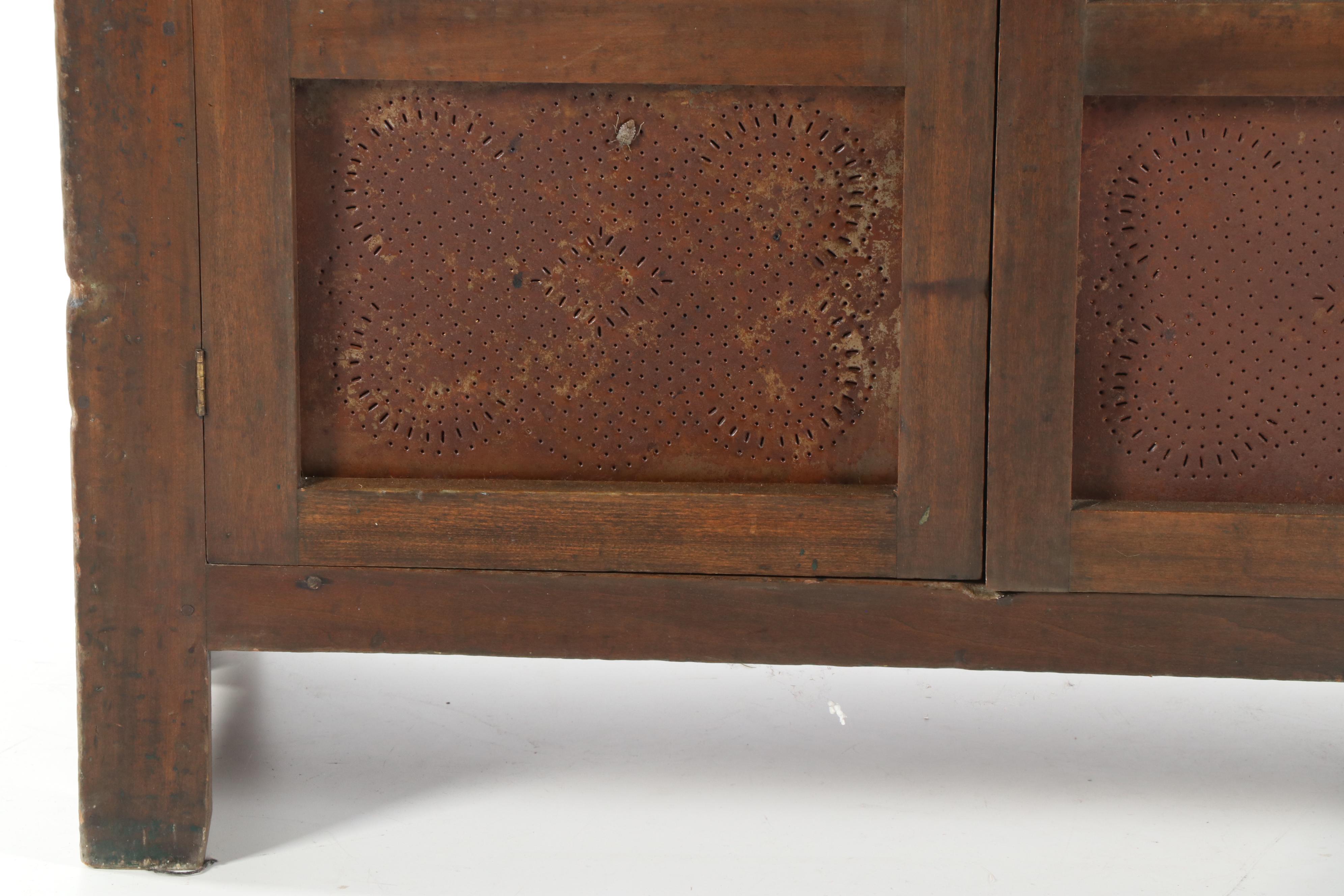 Walnut Pie Safe, Late 19th Century