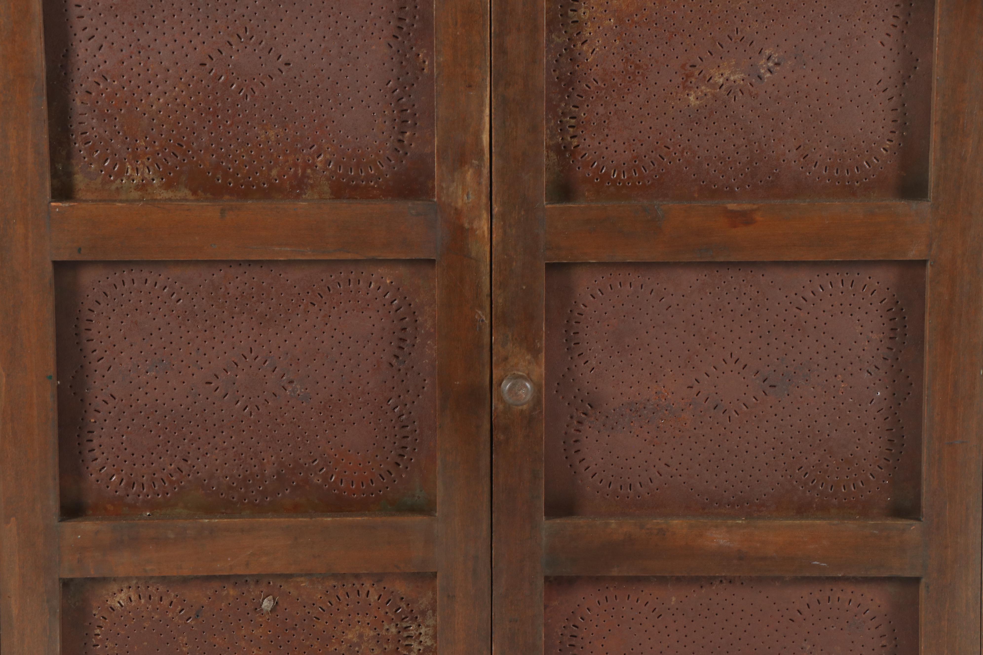 Walnut Pie Safe, Late 19th Century