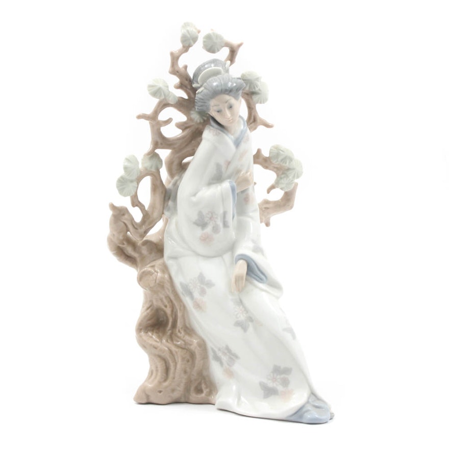 Lladro "Geisha" Porcelain Figurine