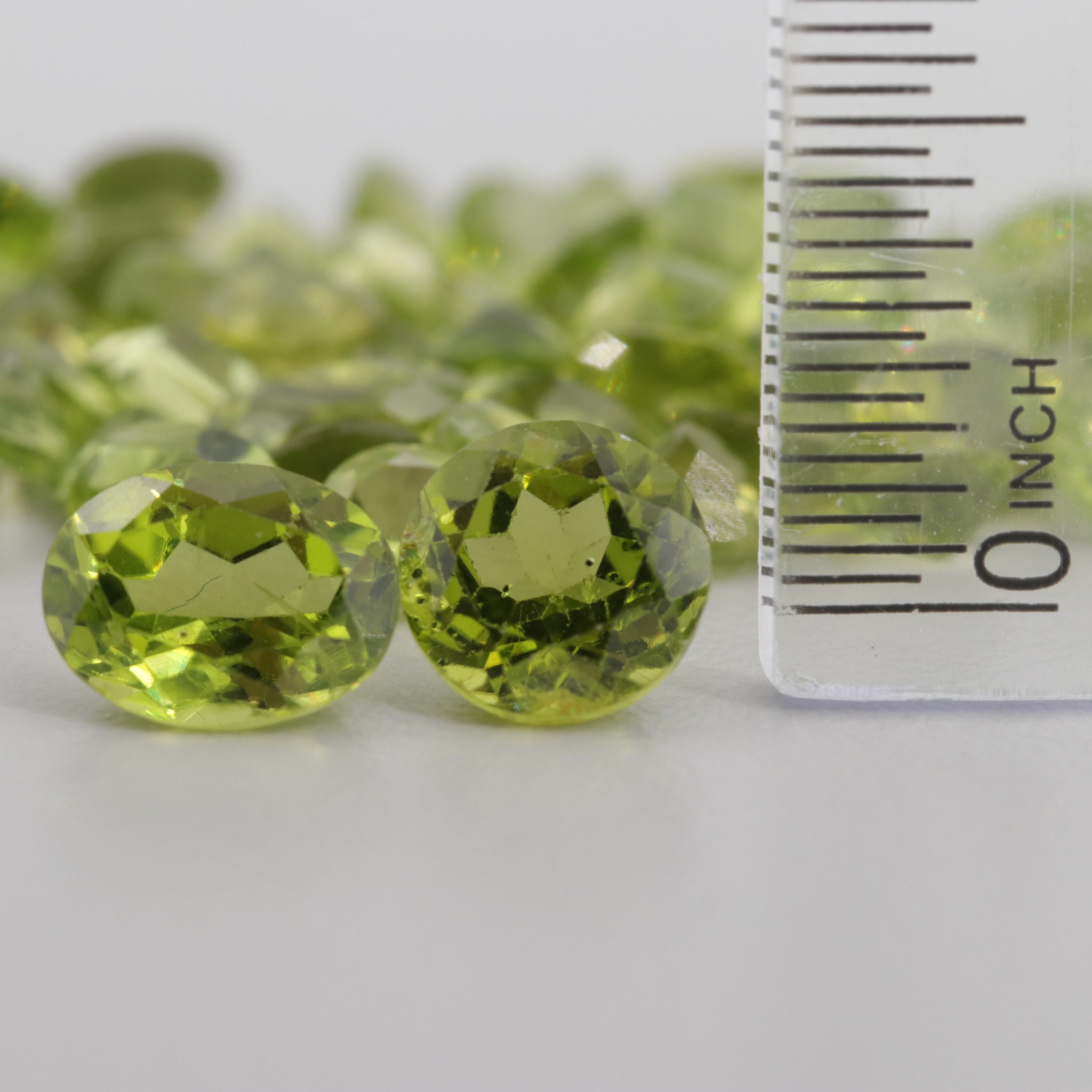Loose 78.60 CTW Peridot Gemstones