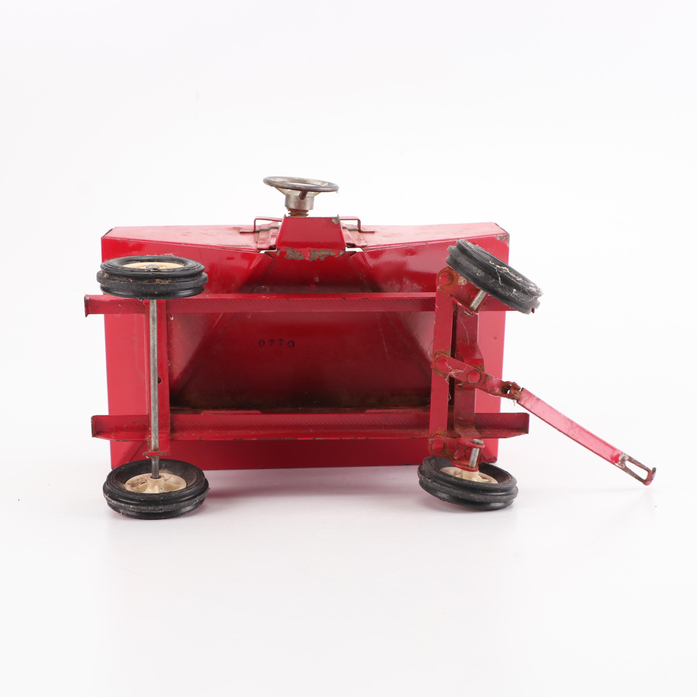 "Valley View Farm" Toy Set including Barn, Equipment, and Animals, Mid-20th C.