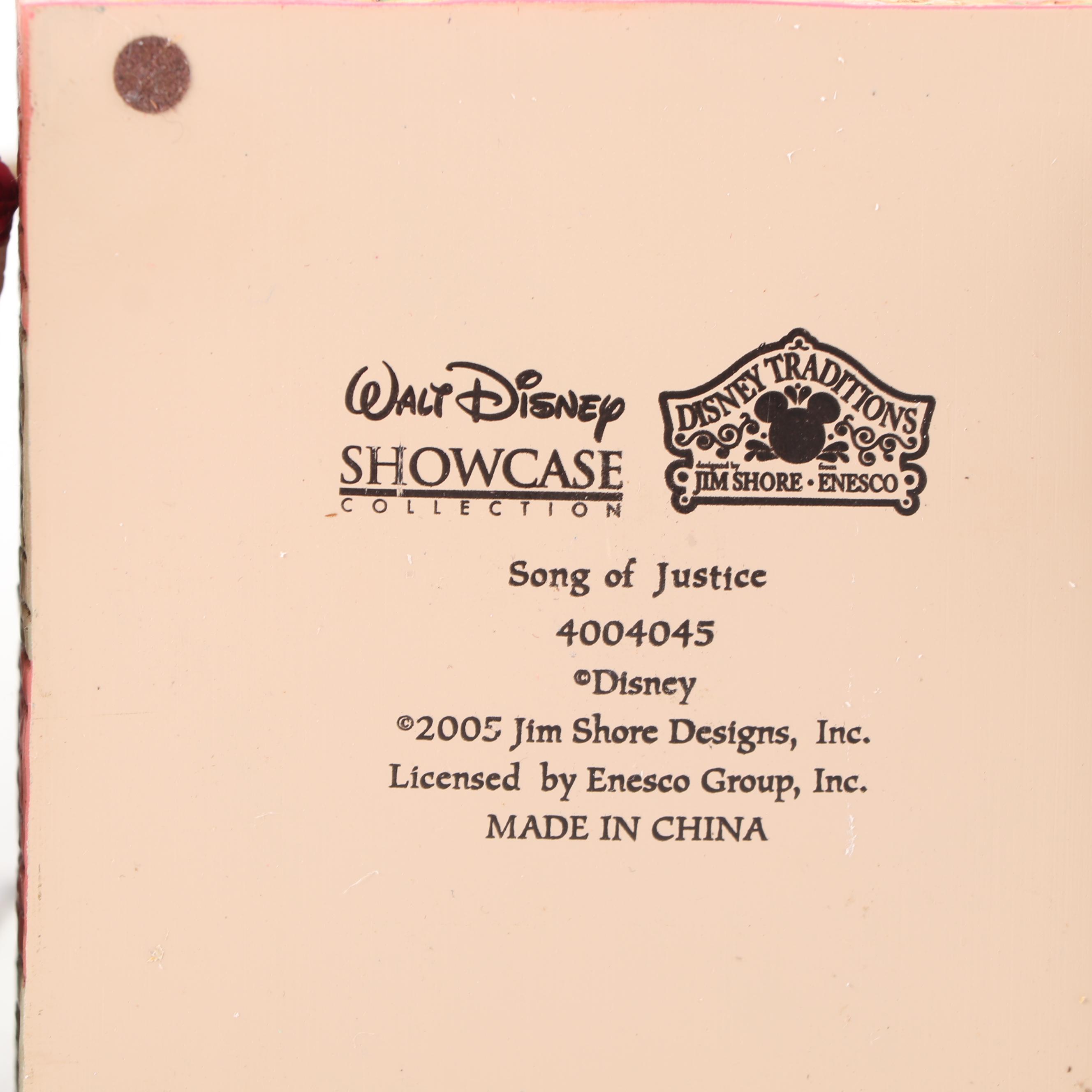 Disney Traditions Jim Shore Figurines Including "Song of Justice"