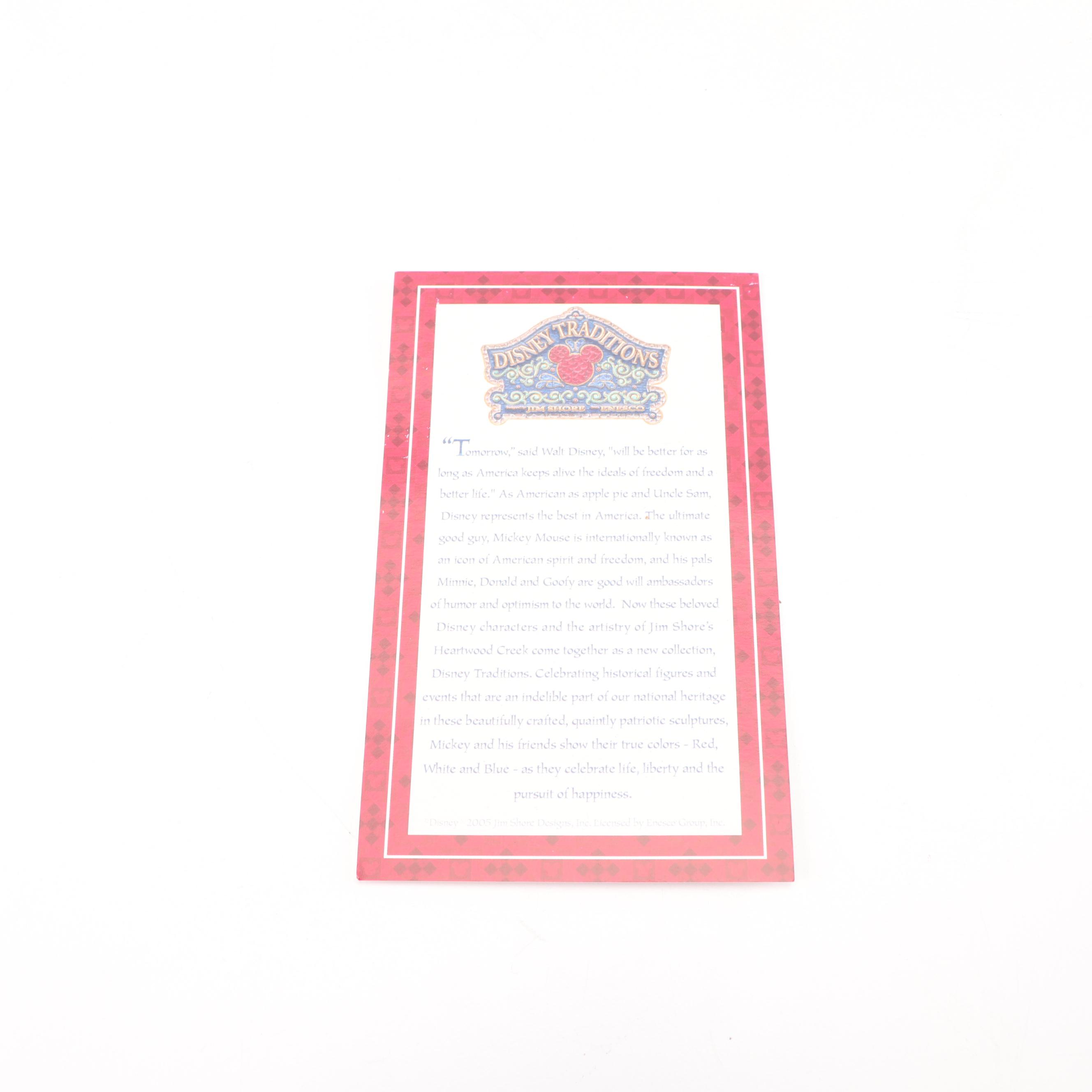 Disney Traditions Jim Shore Figurines Including "Song of Justice"