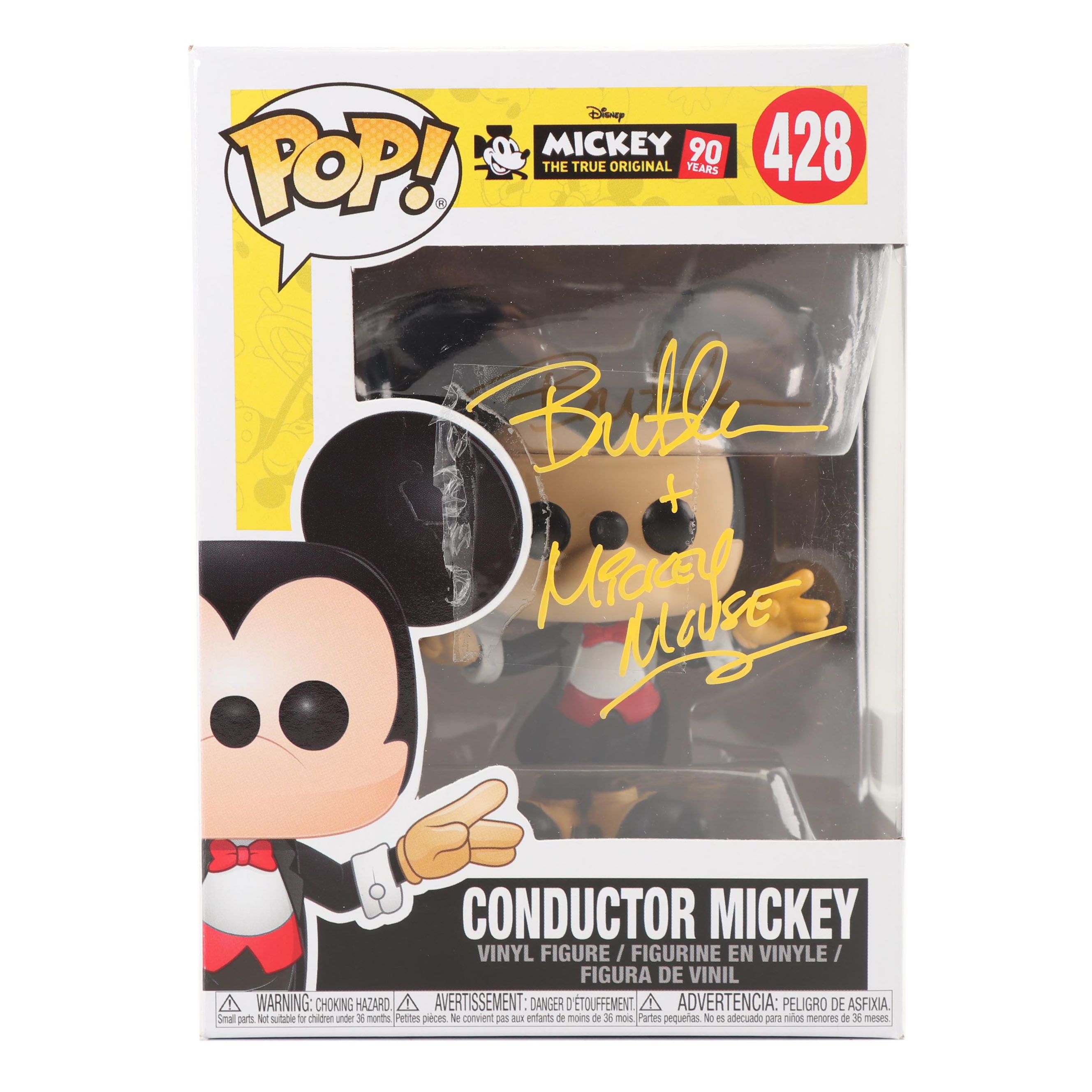 Bret Iwan Autographed "Conductor Mickey" Mickey Mouse Funko POP! Figure